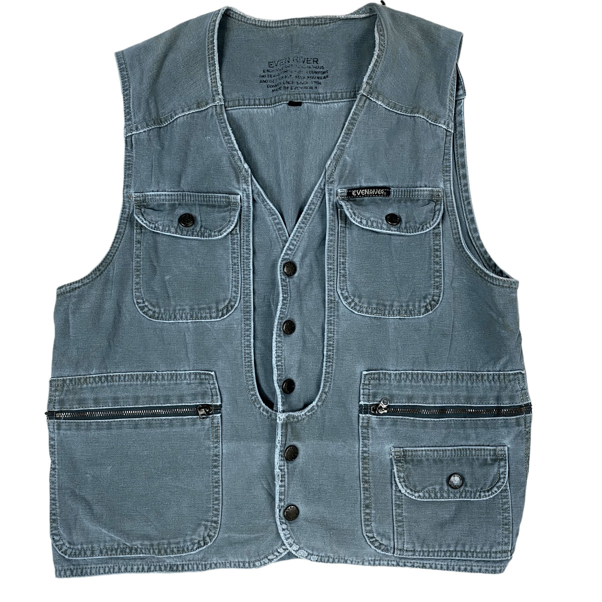 Japanese Brand × Vintage Vintage Vest Even River Vest Size US S / EU 44-46 / 1 - 1 Thumbnail