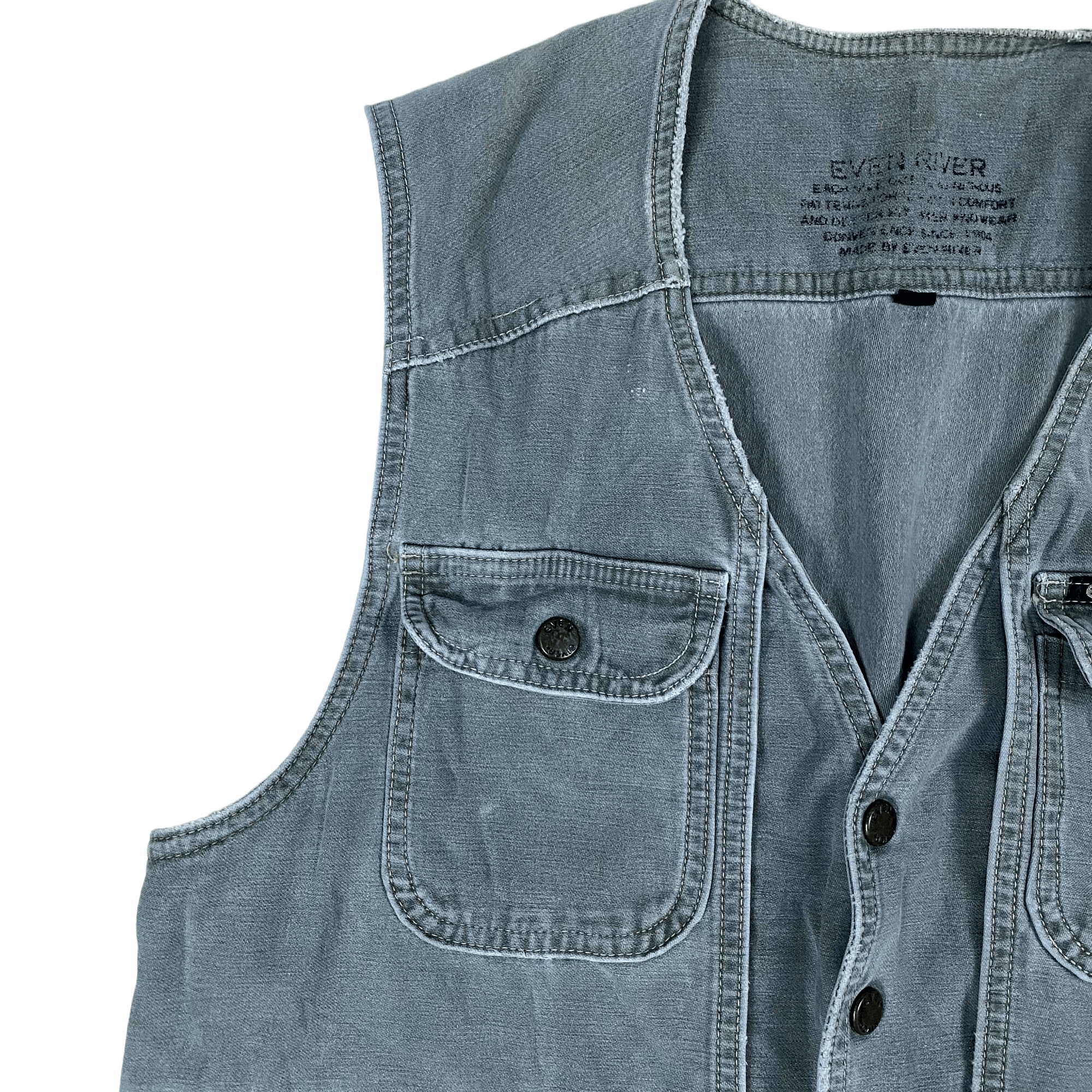 Japanese Brand × Vintage Vintage Vest Even River Vest Size US S / EU 44-46 / 1 - 4 Thumbnail