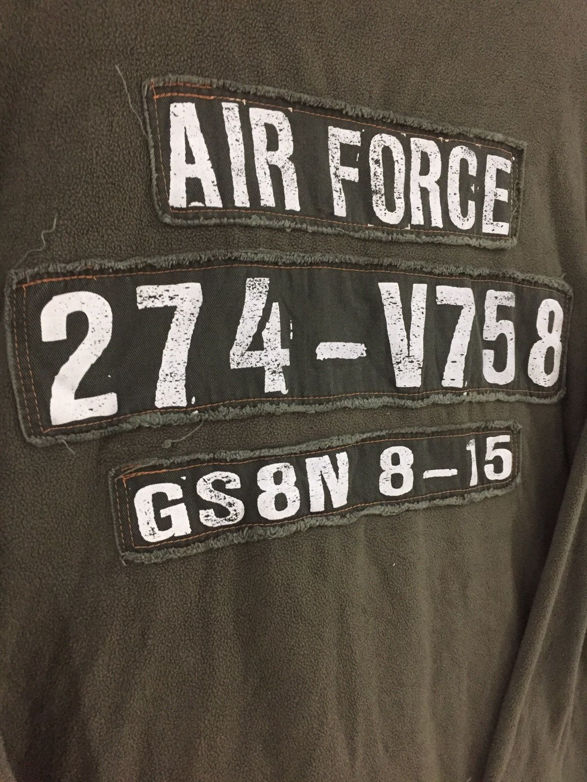 Avirex Vintage Avirex Air Force Fleece Army Jacket Olive Green Size US L / EU 52-54 / 3 - 6 Thumbnail