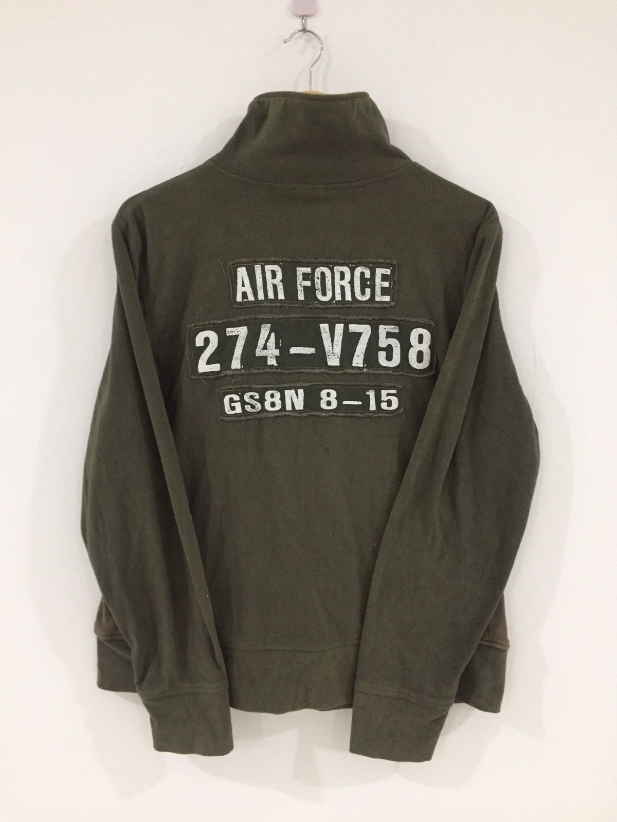 Avirex Vintage Avirex Air Force Fleece Army Jacket Olive Green Size US L / EU 52-54 / 3 - 7 Thumbnail