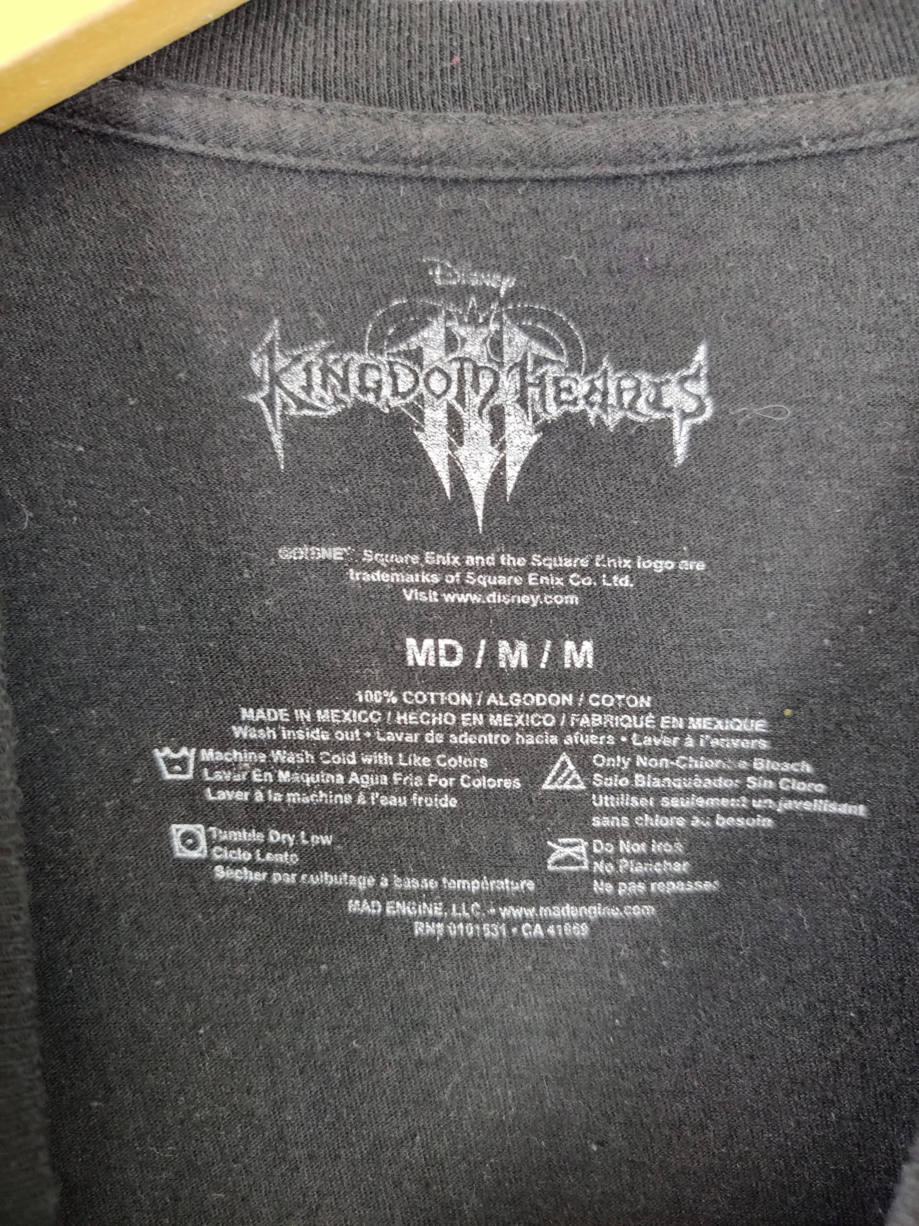 Disney Vintage Kingdom Hearts Disney Game Tee Tshirt Size US M / EU 48-50 / 2 - 7 Thumbnail