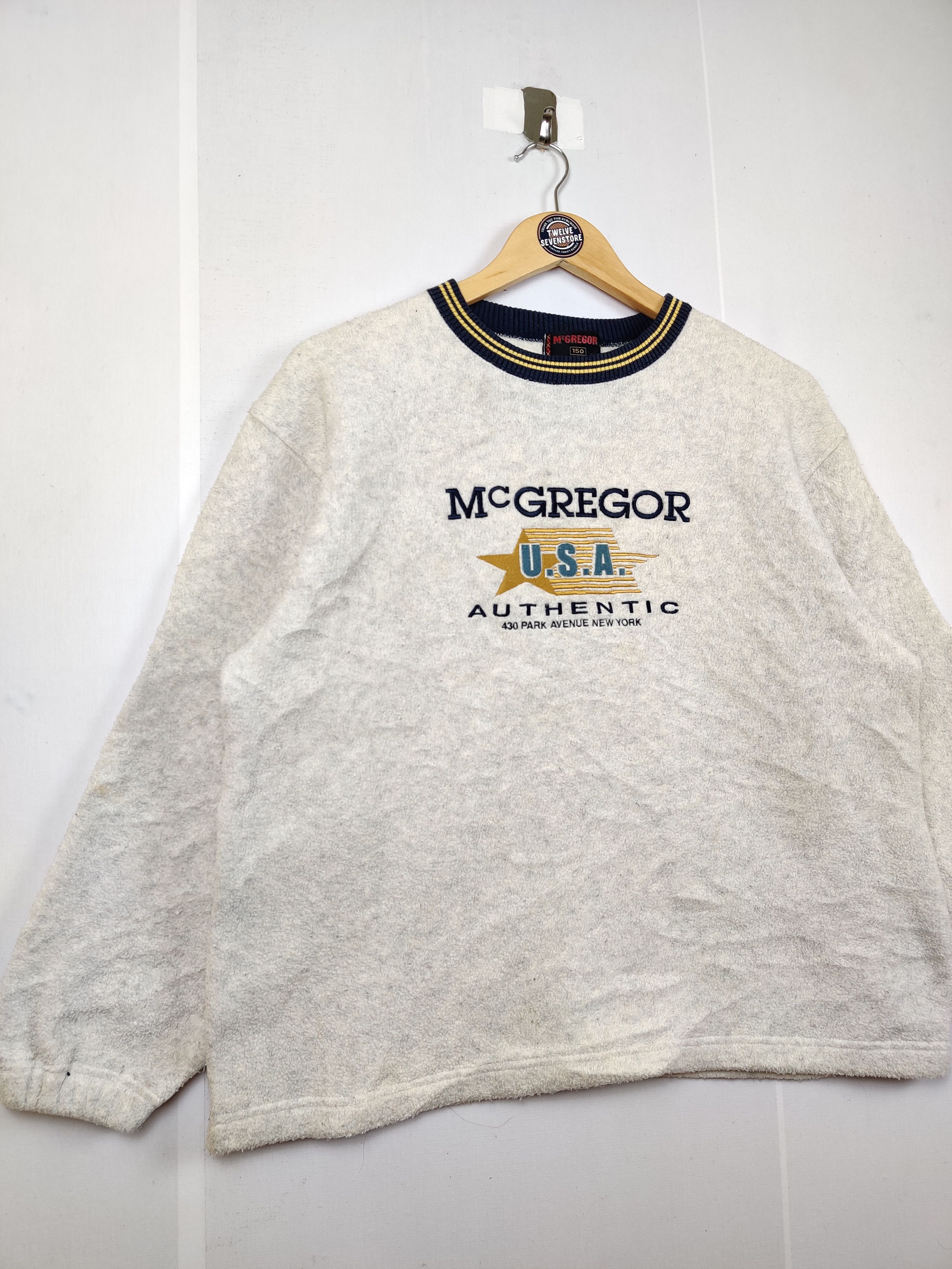 McGregor Vintage McGregor Embroidery Fleece Sweatshirt Size US L / EU 52-54 / 3 - 4 Thumbnail