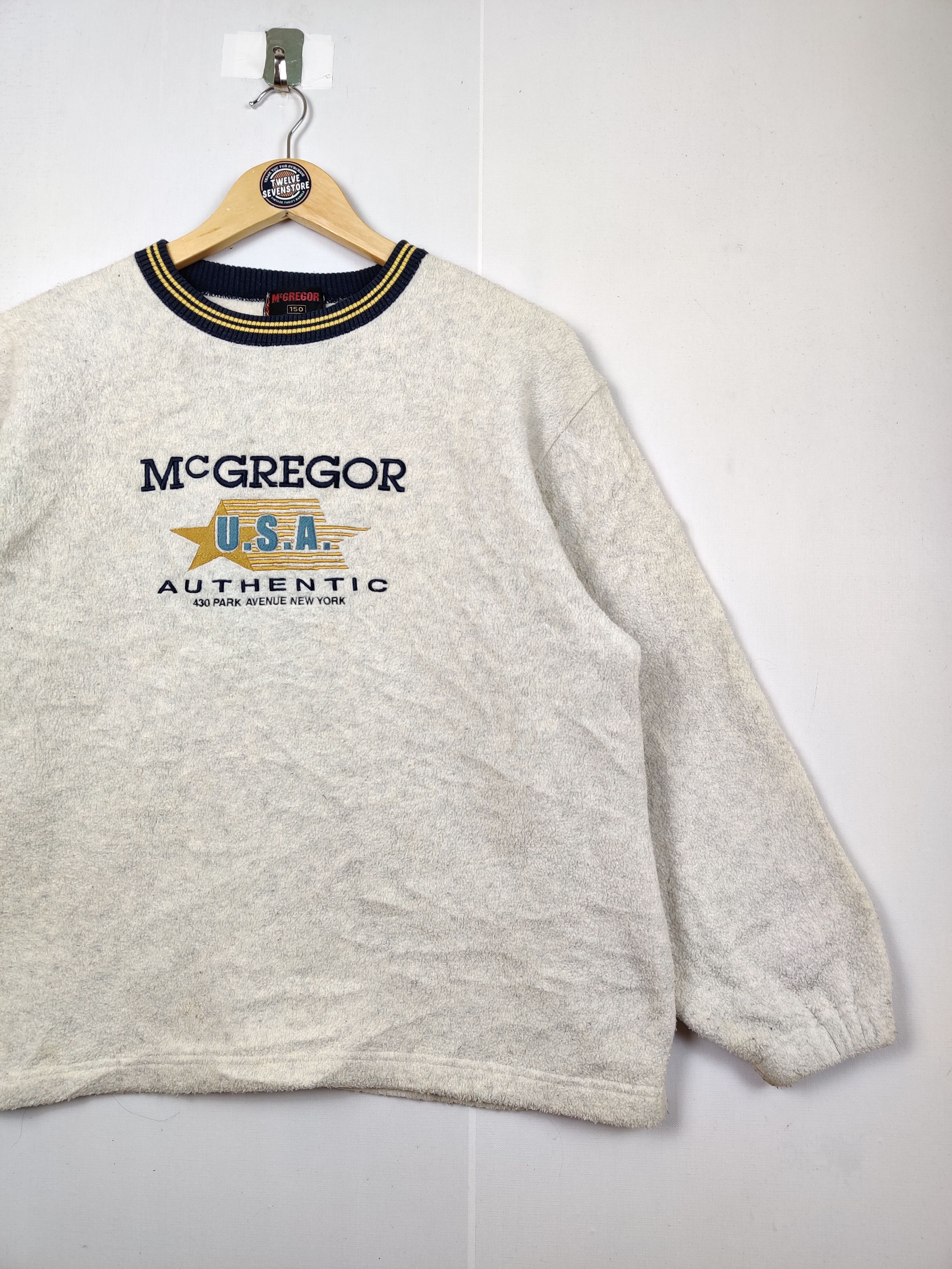 McGregor Vintage McGregor Embroidery Fleece Sweatshirt Size US L / EU 52-54 / 3 - 3 Thumbnail