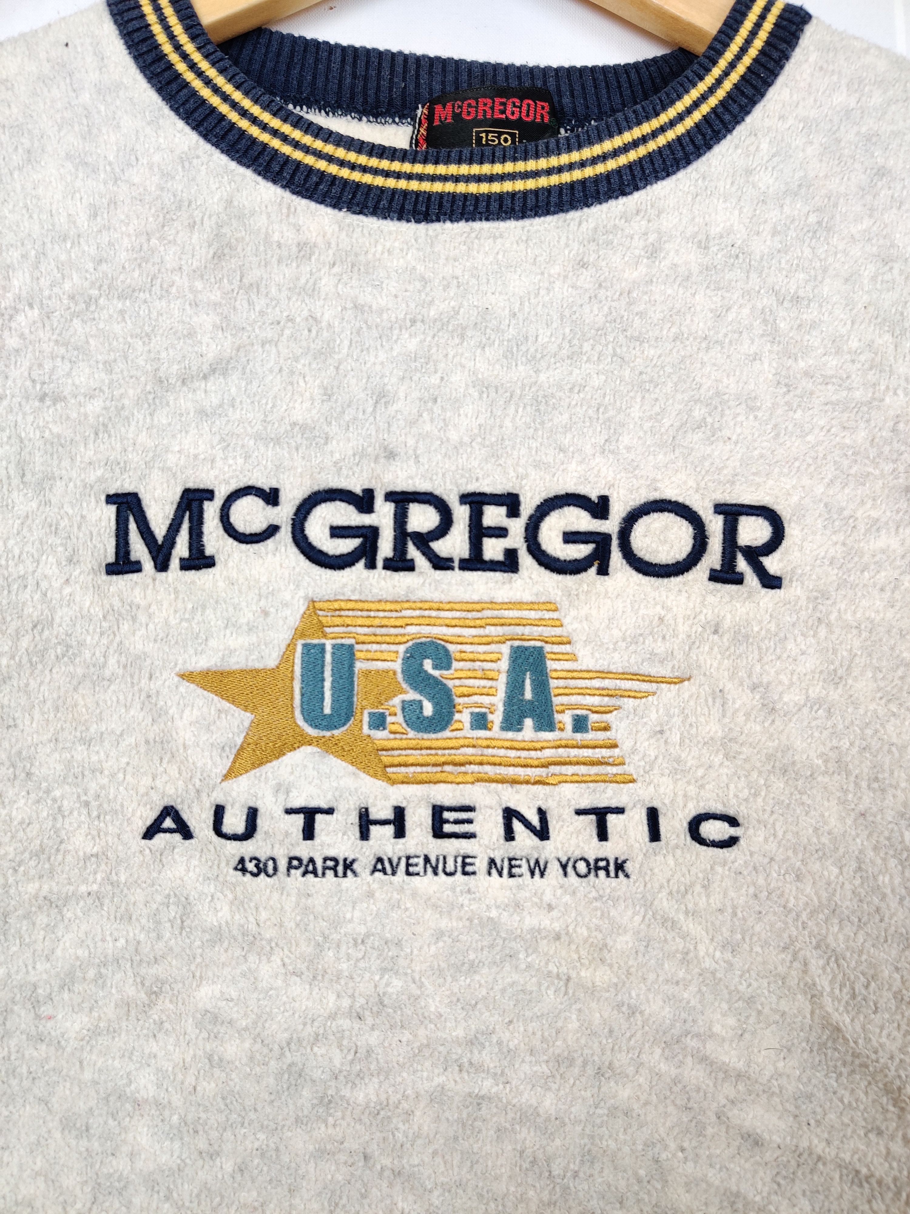 McGregor Vintage McGregor Embroidery Fleece Sweatshirt Size US L / EU 52-54 / 3 - 5 Thumbnail