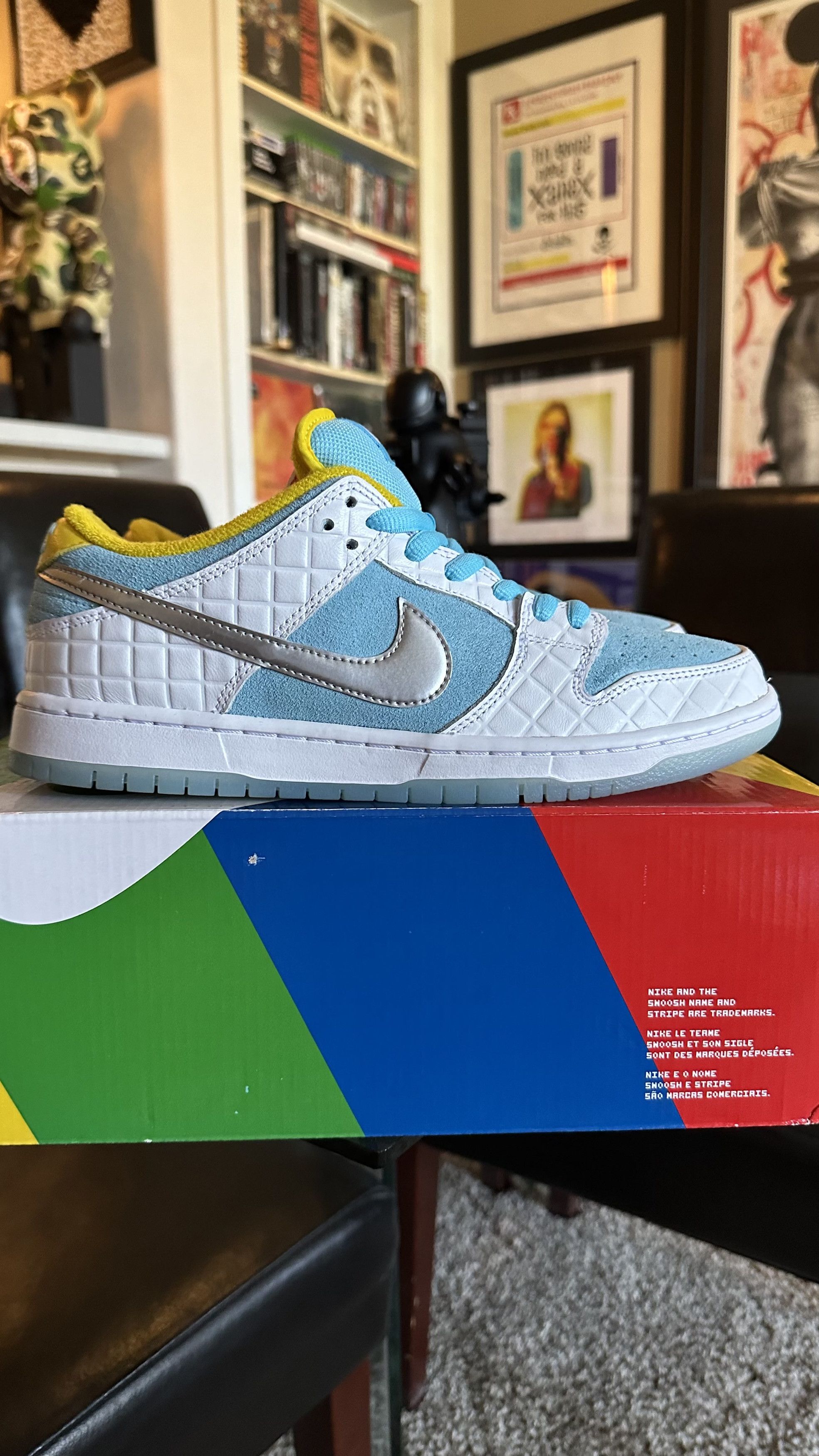 Nike NIKE SB DUNK LOW PRO FTC LAGOON PULSE DH7687-400 9.5 Size US 9.5 / EU 42-43 - 1 Thumbnail