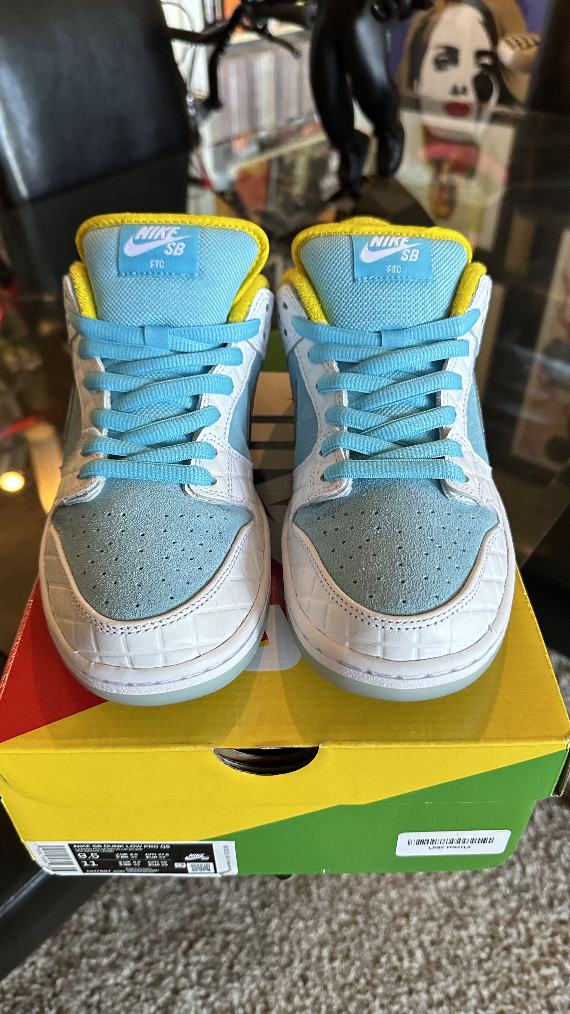 Nike NIKE SB DUNK LOW PRO FTC LAGOON PULSE DH7687-400 9.5 Size US 9.5 / EU 42-43 - 2 Thumbnail
