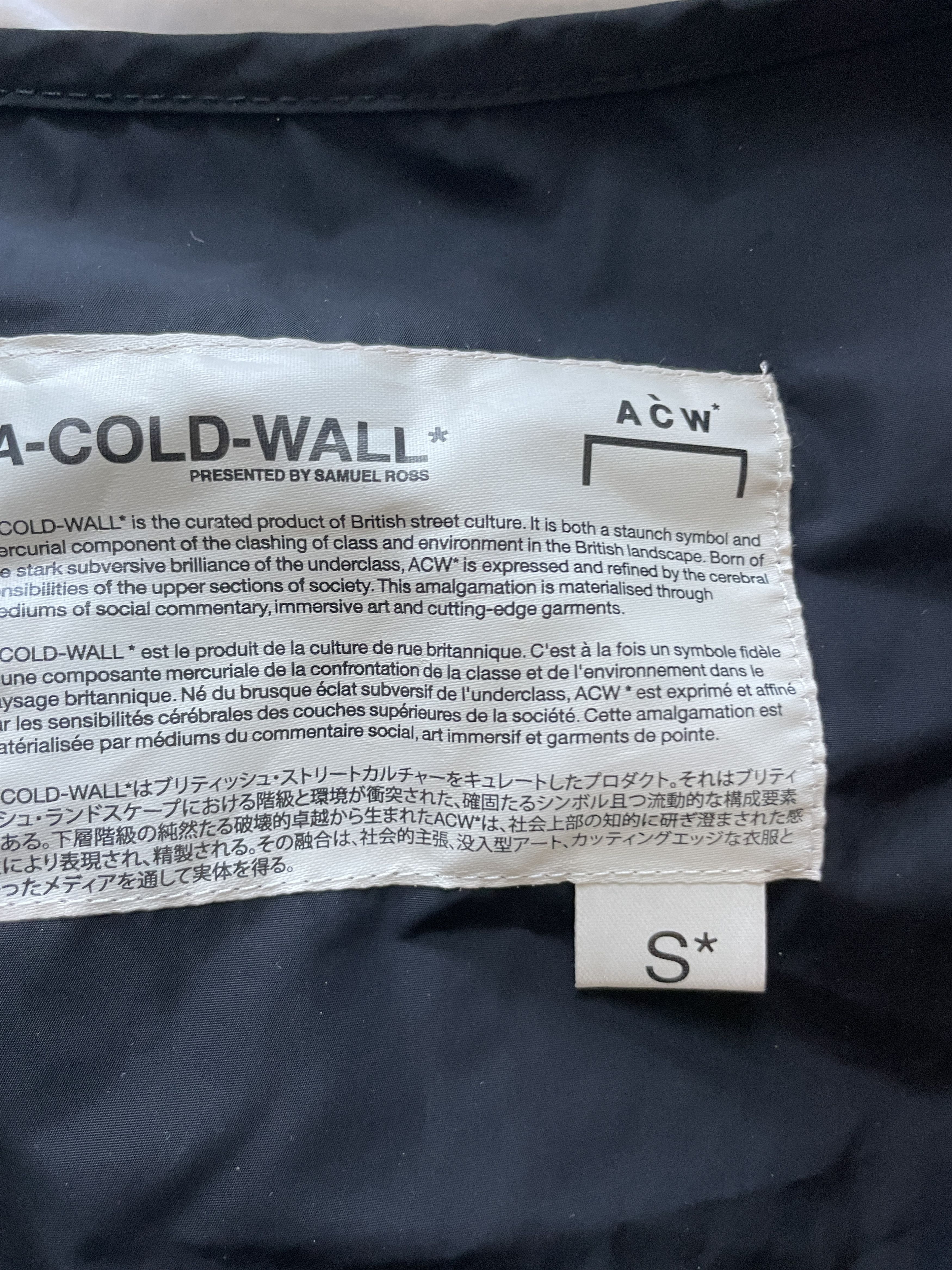 A-COLD-WALL* ACW A Cold Wall utility vest Size US S / EU 44-46 / 1 - 4 Thumbnail