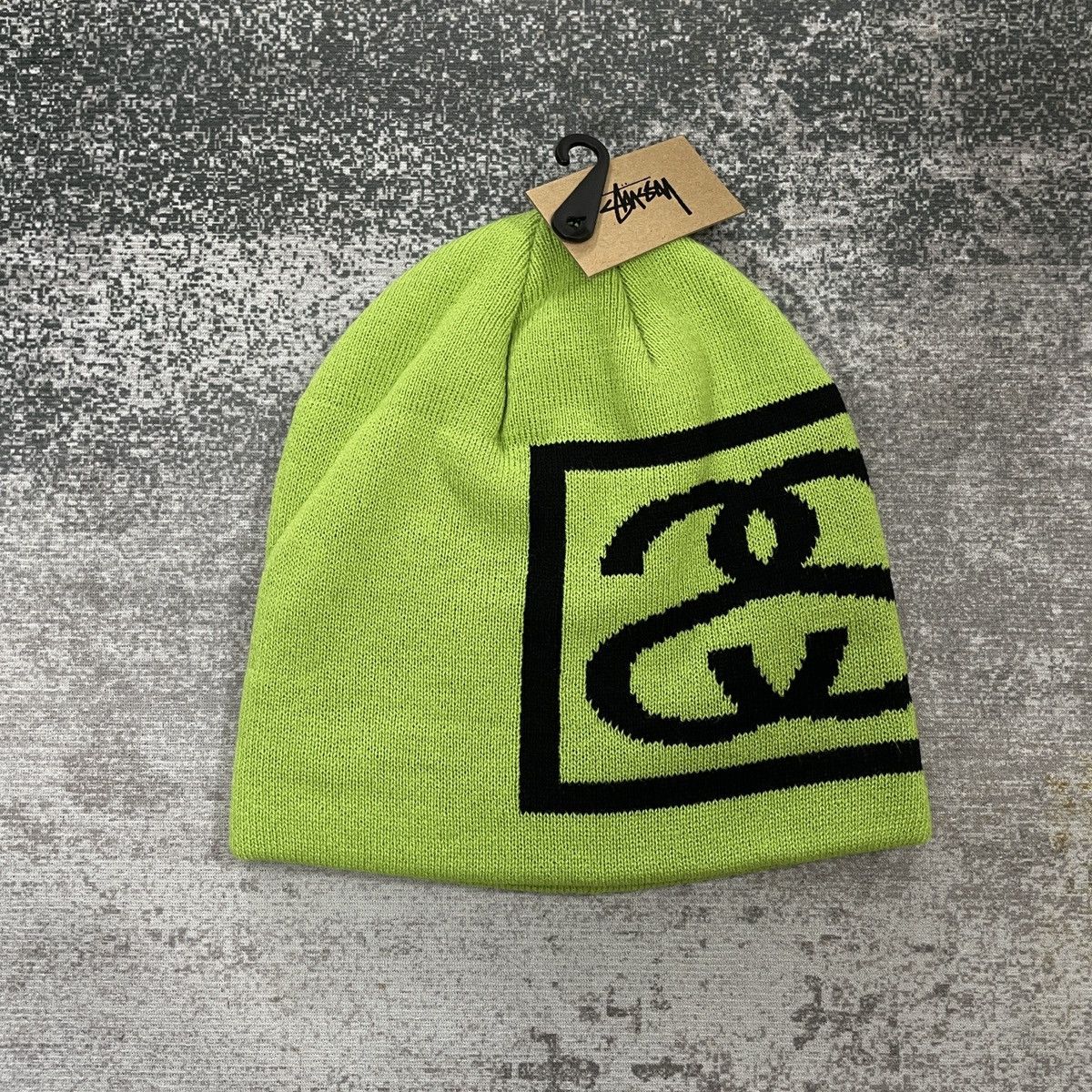 Stussy SKULLCAP STUSSY BEANIE LIME Grailed