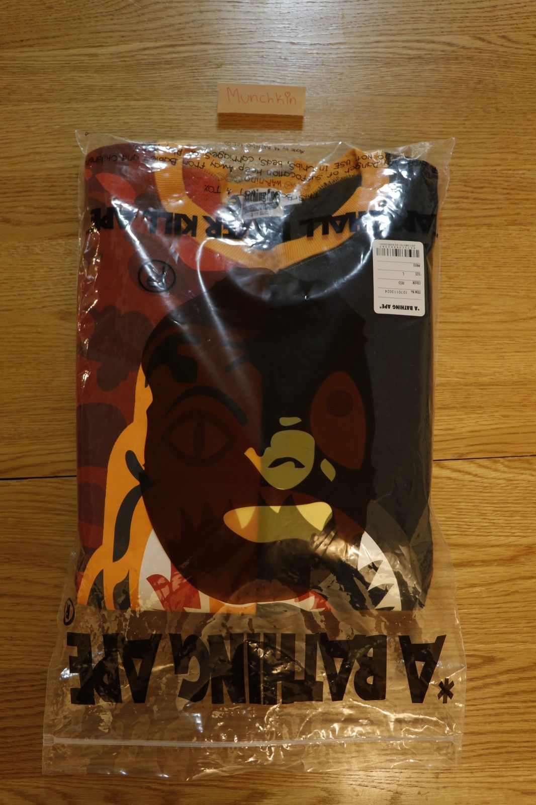 Bape BAPE Color Camo Tiger Shark Crewneck Size US L / EU 52-54 / 3 - 9 Thumbnail