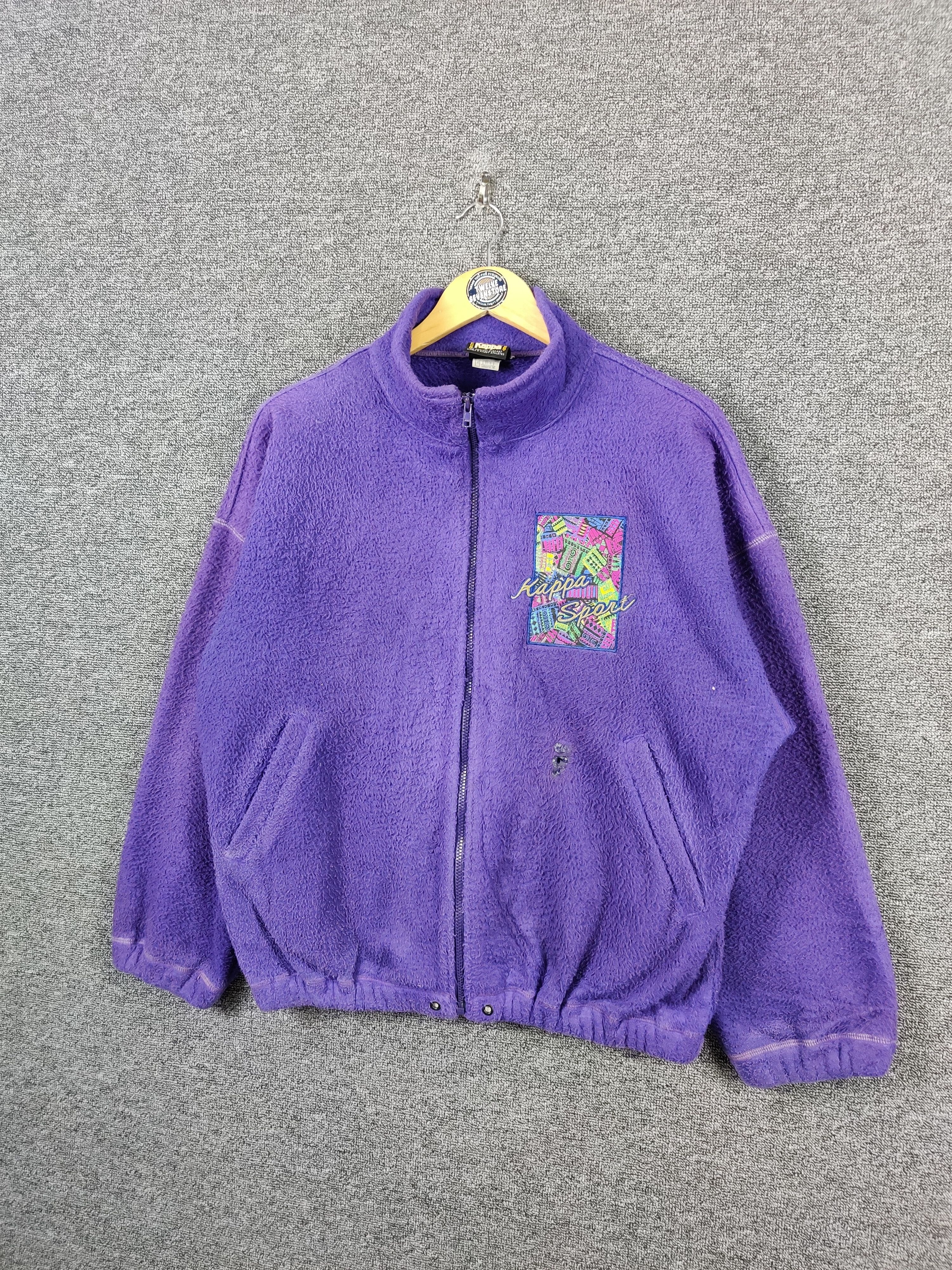 Kappa Vintage Kappa Sports Fleece Zipper Jacket Size US M / EU 48-50 / 2 - 2 Thumbnail
