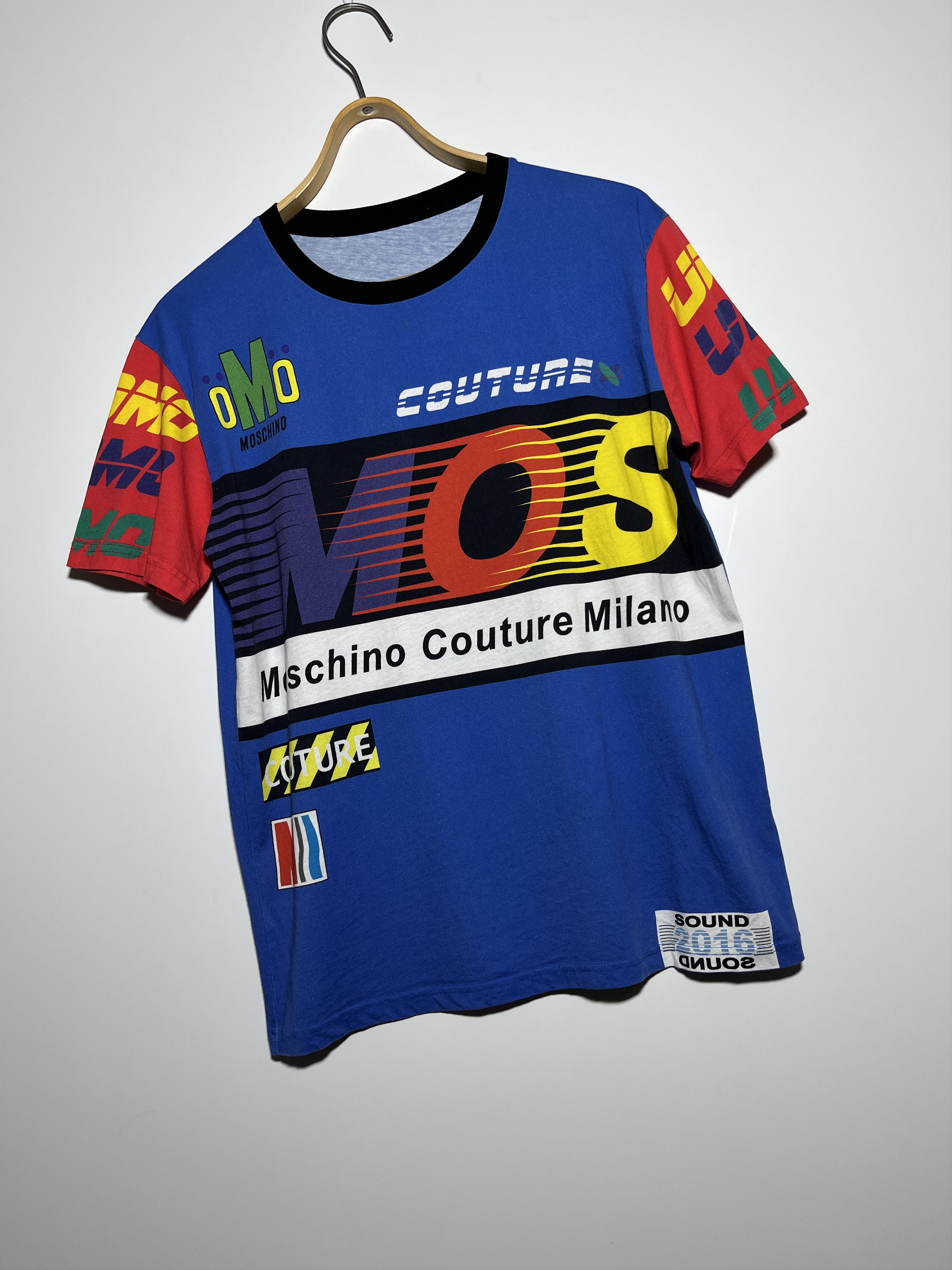 Moschino Moschino Mos Toy SS2016 Racing T-Shirt Size M Size US M / EU 48-50 / 2 - 4 Thumbnail