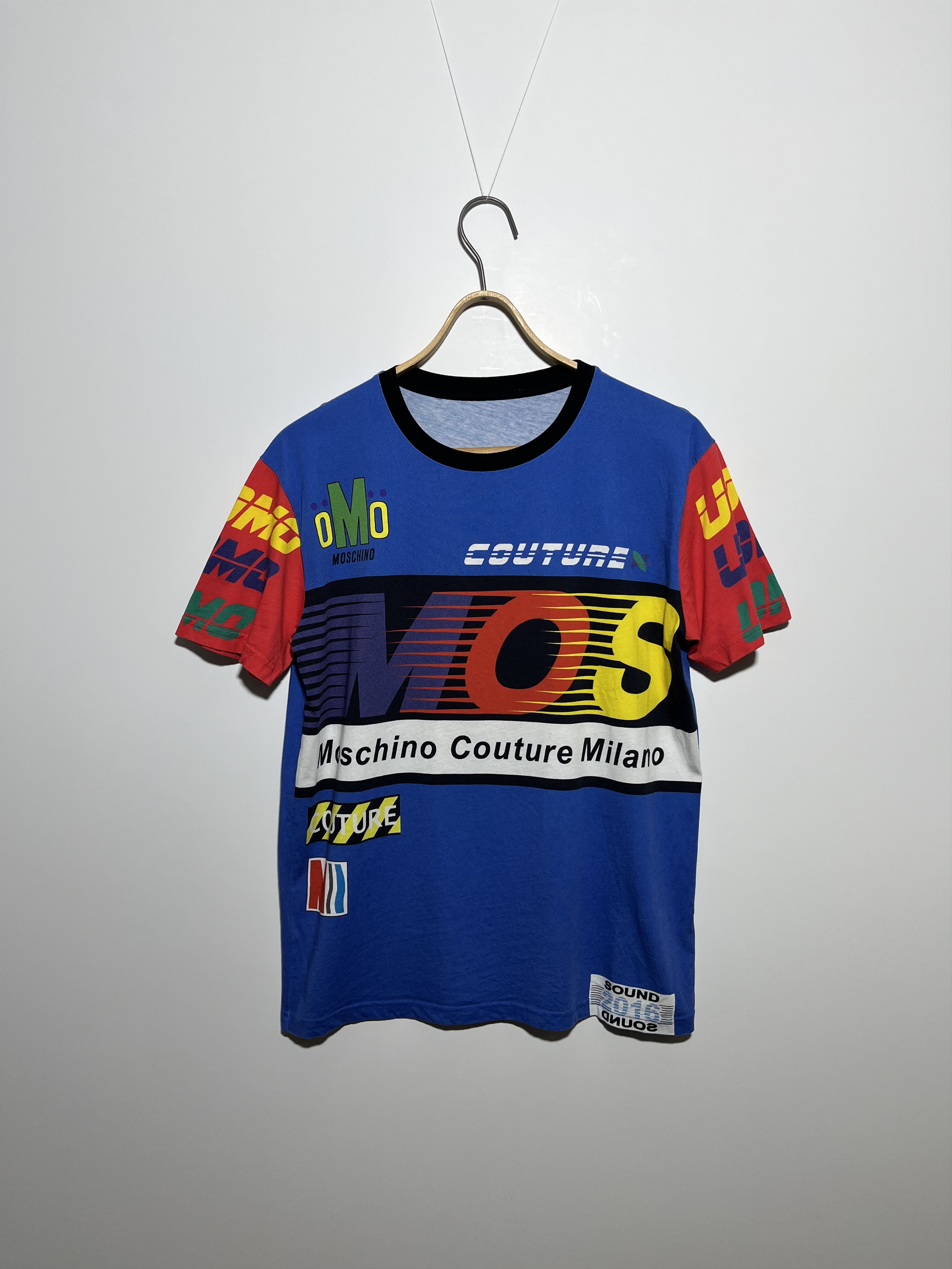 Moschino Moschino Mos Toy SS2016 Racing T-Shirt Size M Size US M / EU 48-50 / 2 - 1 Thumbnail