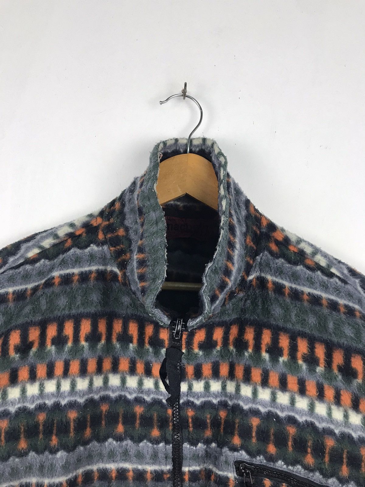 Aran Isles Knitwear × Macbeth × Vintage Macbeth Rare Design Full Zipper Fleece jacket Size US M / EU 48-50 / 2 - 3 Thumbnail
