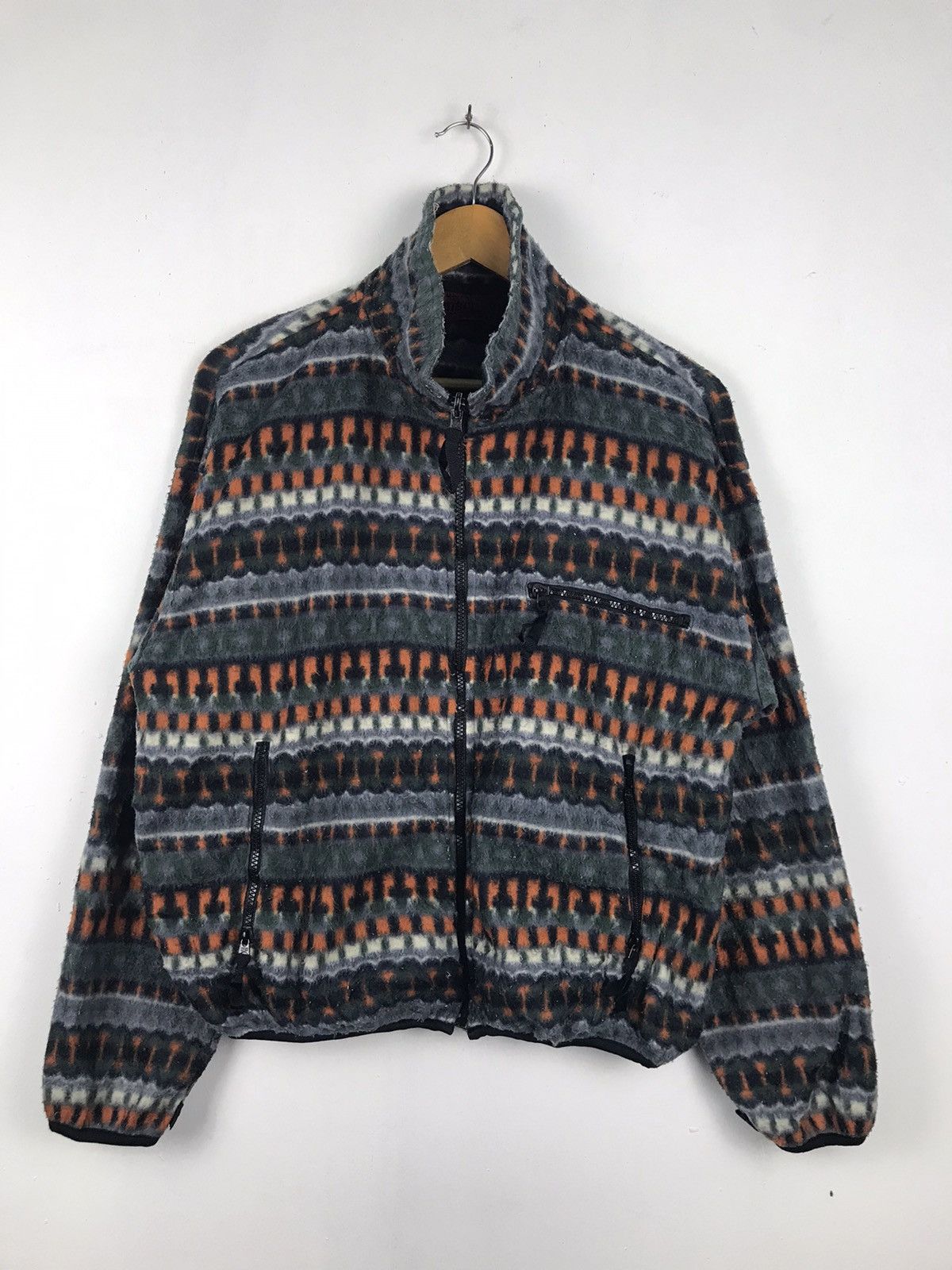 Aran Isles Knitwear × Macbeth × Vintage Macbeth Rare Design Full Zipper Fleece jacket Size US M / EU 48-50 / 2 - 1 Thumbnail