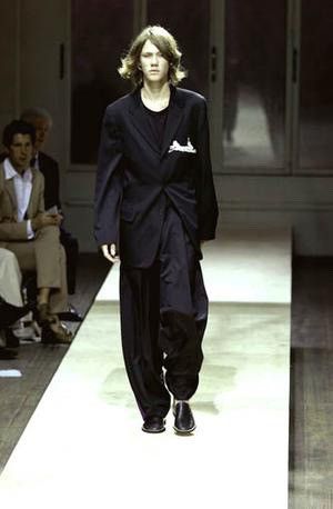Yohji Yamamoto SS2002 Yohji Yamamoto Soie Silk Drawstring Baggy Pants Size US 36 / EU 52 - 23 Thumbnail
