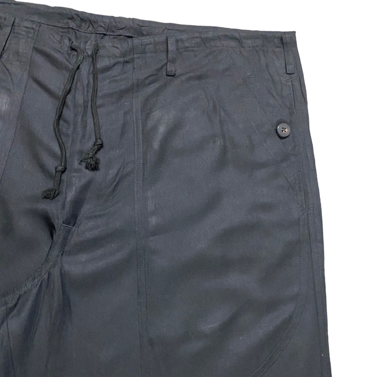 Yohji Yamamoto SS2002 Yohji Yamamoto Soie Silk Drawstring Baggy Pants Size US 36 / EU 52 - 6 Thumbnail