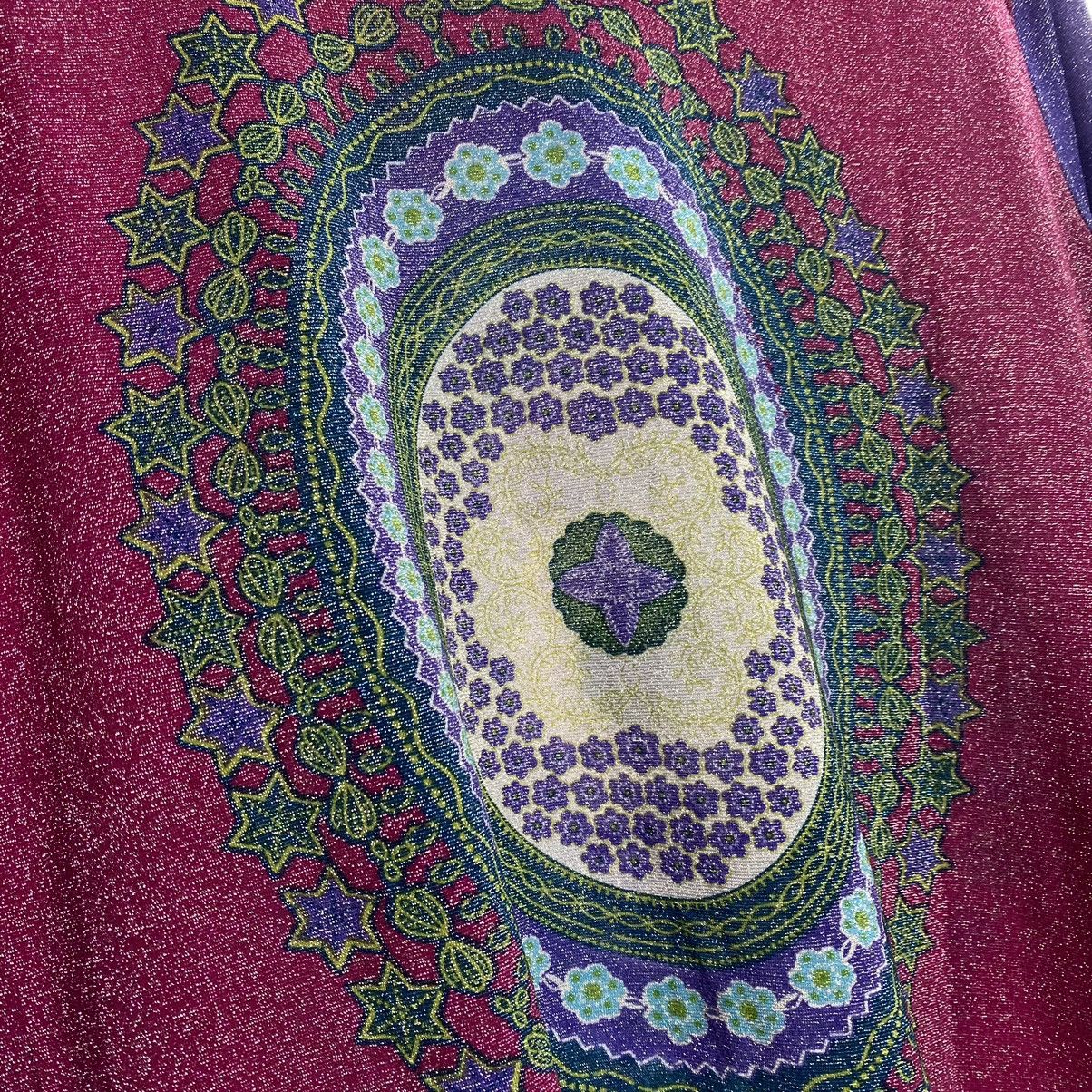 Japanese Brand × Jean Paul Gaultier × Vintage Vintage glitter art Jean Paul Gaultier style Size L / US 10 / IT 46 - 4 Thumbnail