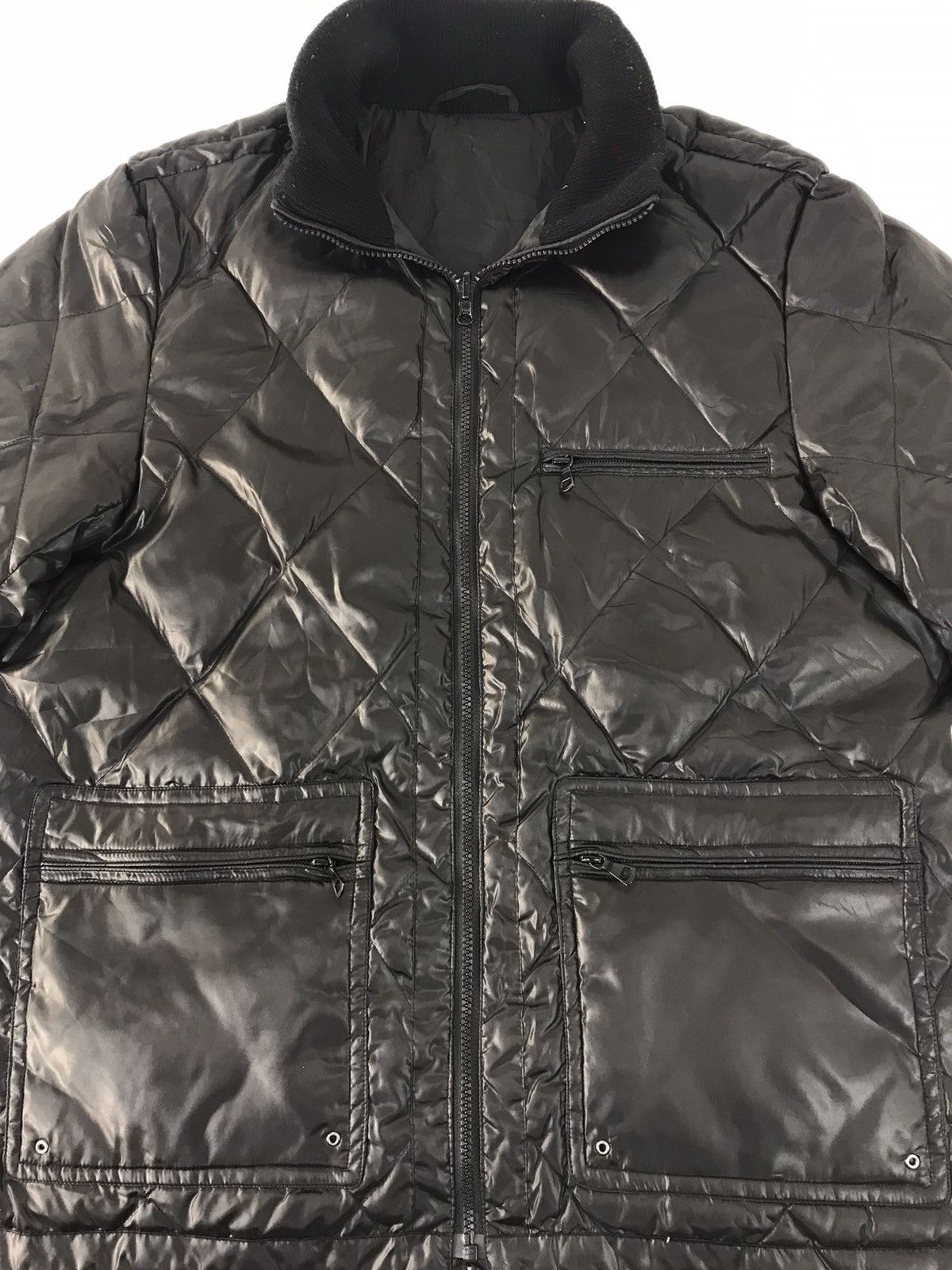 Grailed × Vintage Japanese Brand Puffer Quilted Jacket Hoodies Zipper Style Size US XL / EU 56 / 4 - 3 Thumbnail