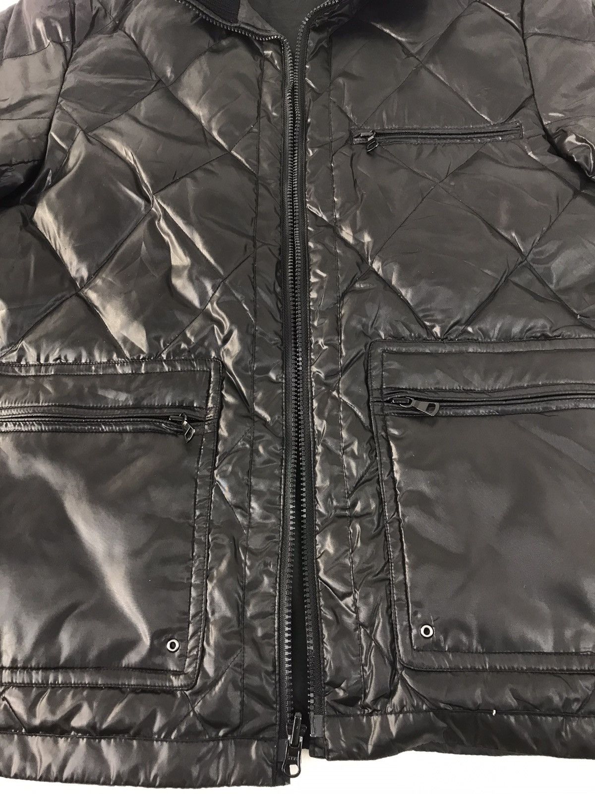Grailed × Vintage Japanese Brand Puffer Quilted Jacket Hoodies Zipper Style Size US XL / EU 56 / 4 - 4 Thumbnail
