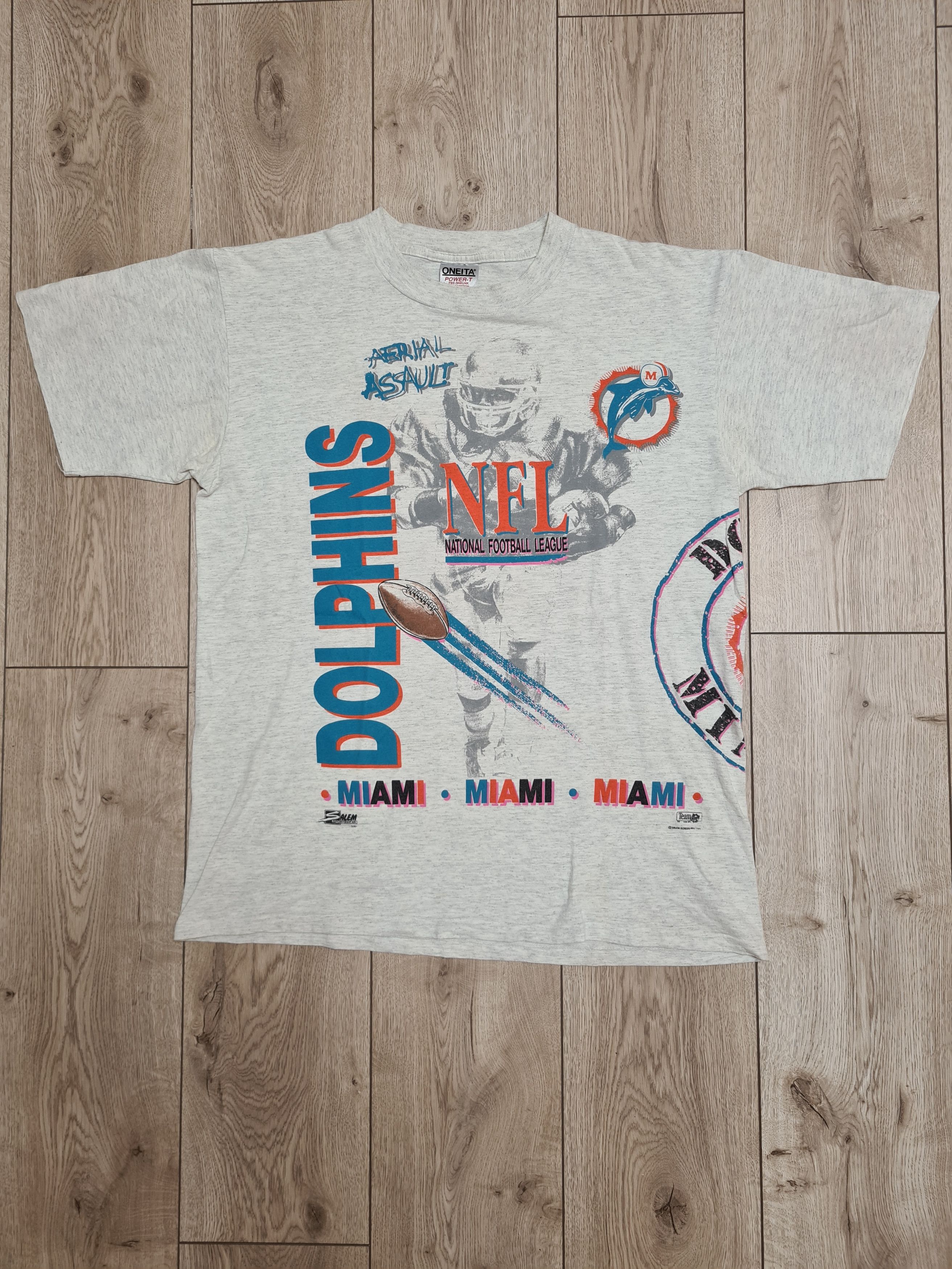 NFL MIAMI DOLPHINS 1990 VITAGE SHIRT NFL AMERICAN FOOTBALL MERCH Size US XL / EU 56 / 4 - 1 Thumbnail