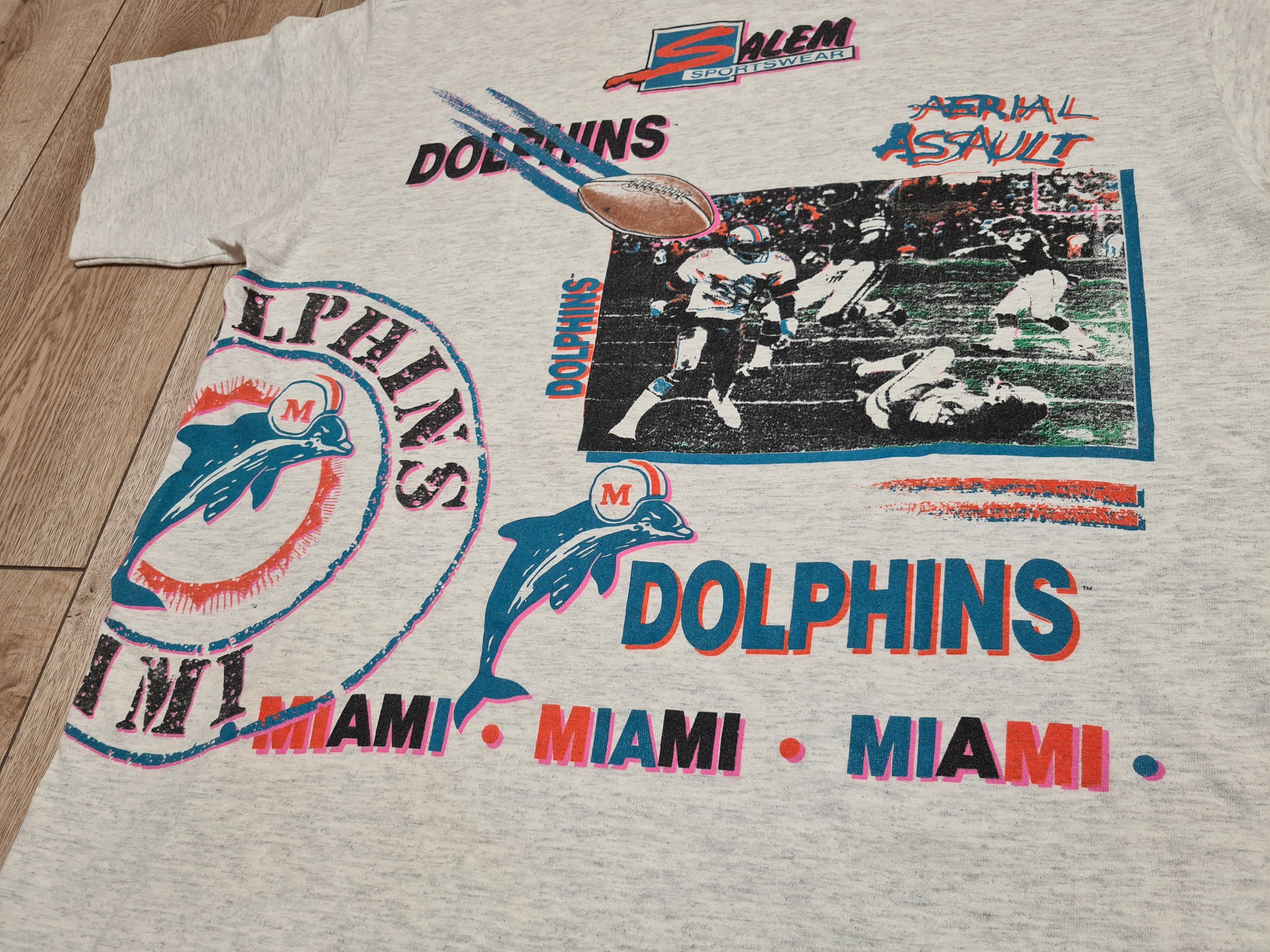 NFL MIAMI DOLPHINS 1990 VITAGE SHIRT NFL AMERICAN FOOTBALL MERCH Size US XL / EU 56 / 4 - 5 Thumbnail
