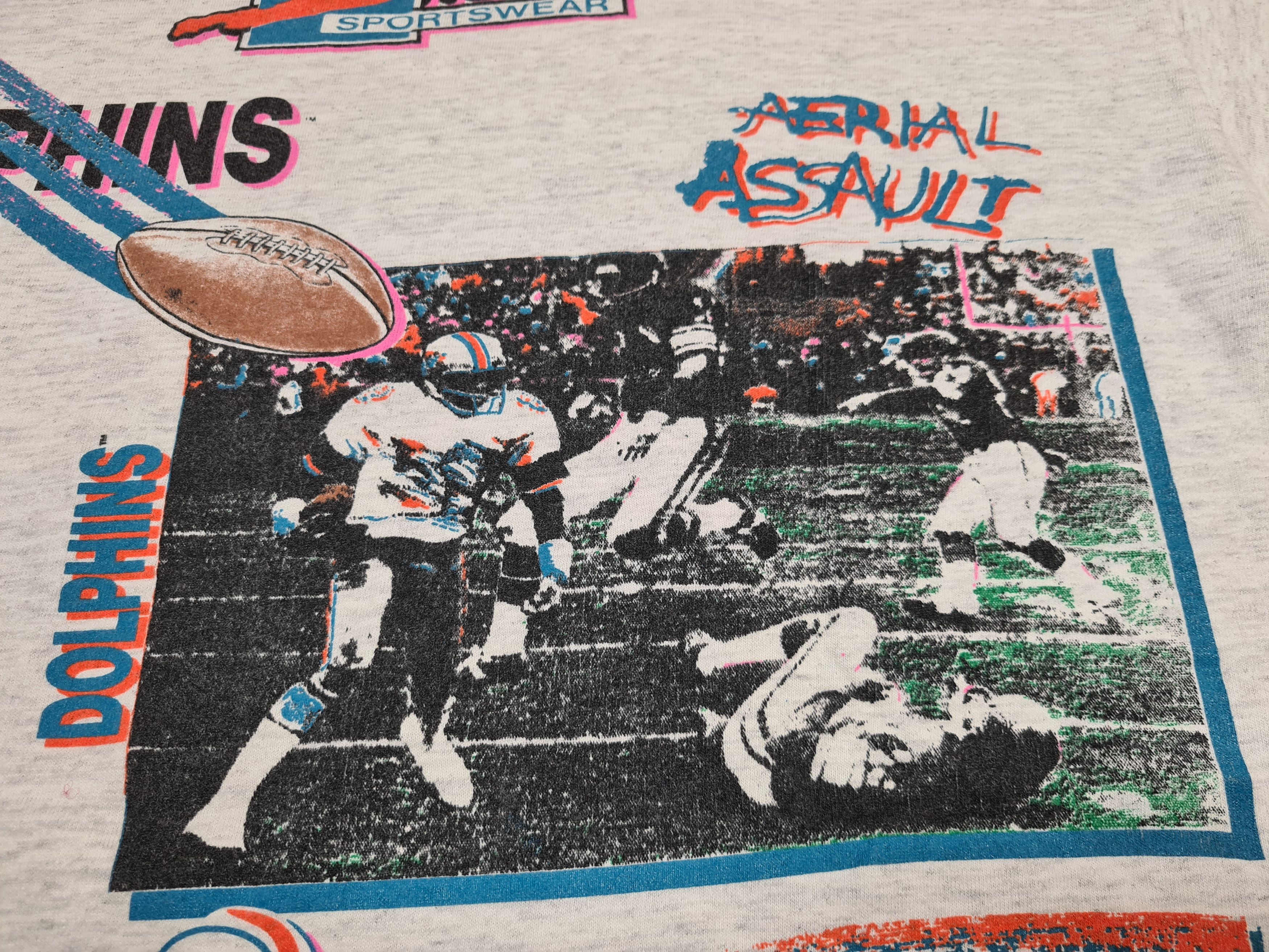 NFL MIAMI DOLPHINS 1990 VITAGE SHIRT NFL AMERICAN FOOTBALL MERCH Size US XL / EU 56 / 4 - 6 Thumbnail