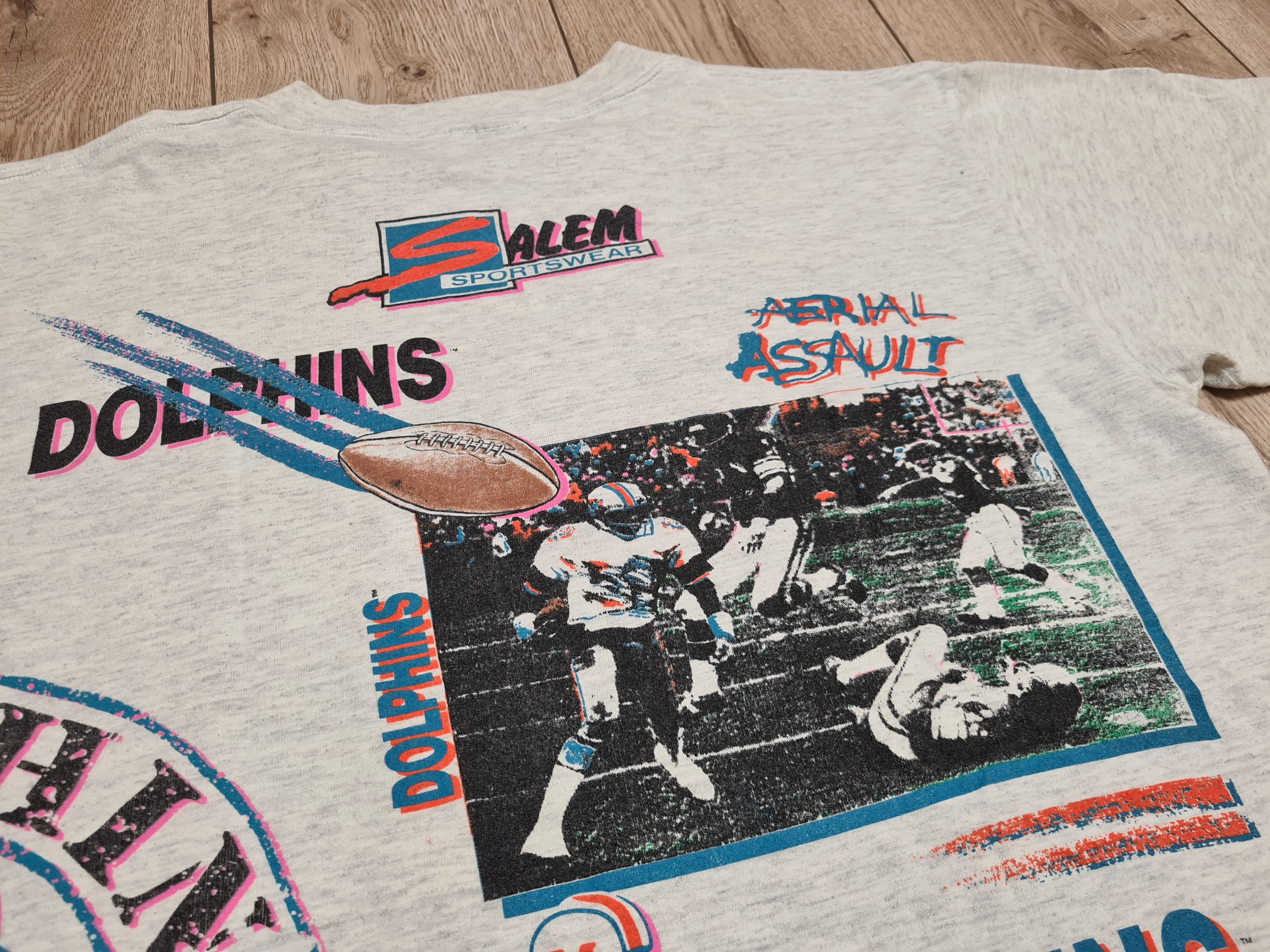 NFL MIAMI DOLPHINS 1990 VITAGE SHIRT NFL AMERICAN FOOTBALL MERCH Size US XL / EU 56 / 4 - 7 Thumbnail