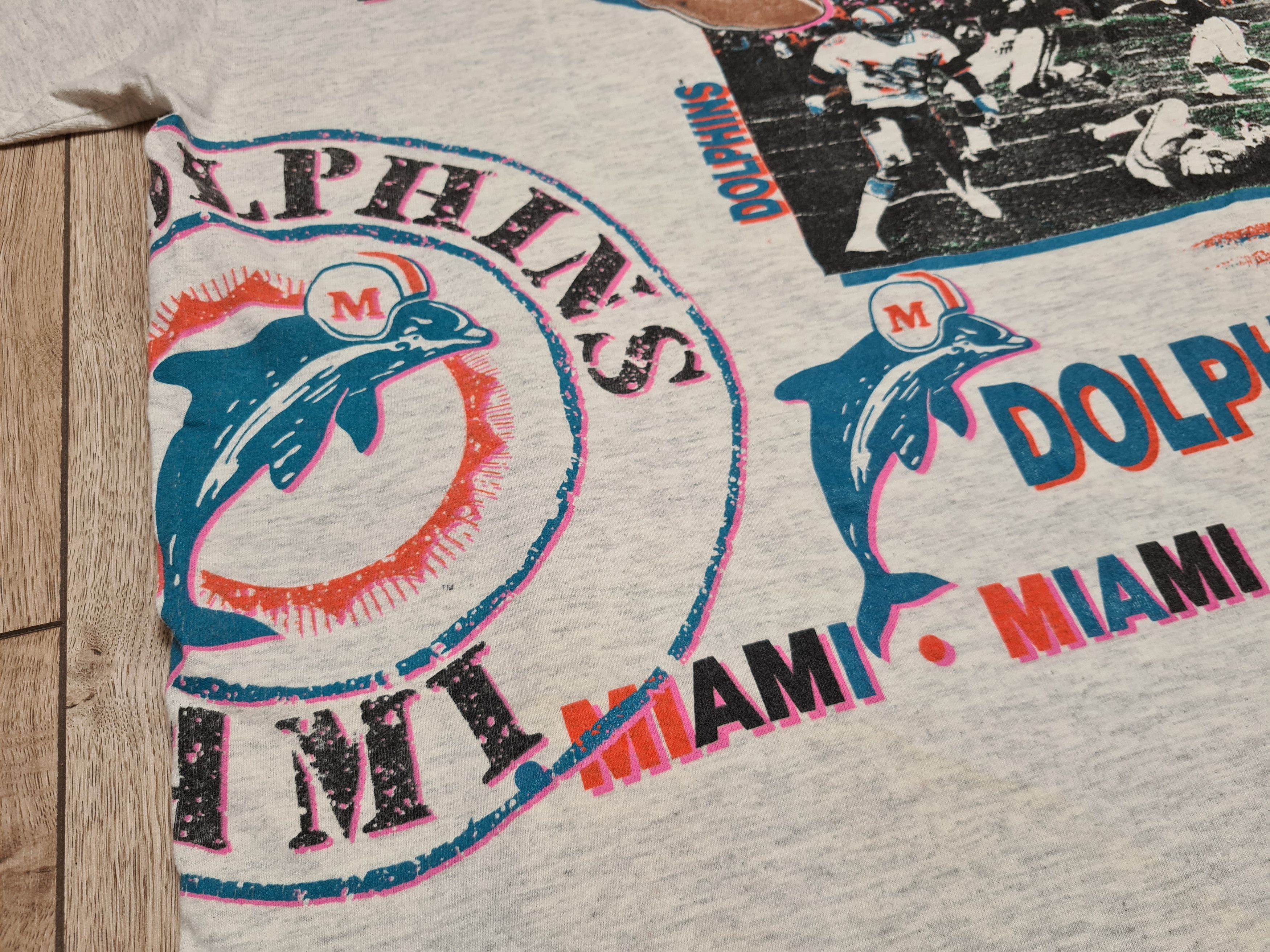 NFL MIAMI DOLPHINS 1990 VITAGE SHIRT NFL AMERICAN FOOTBALL MERCH Size US XL / EU 56 / 4 - 8 Thumbnail