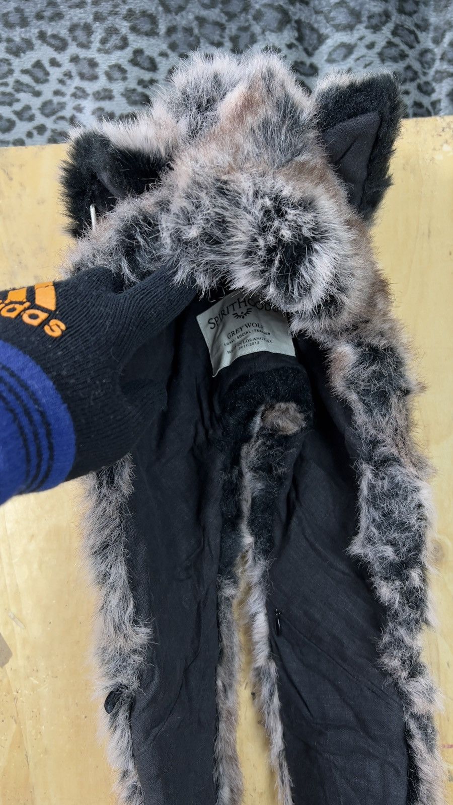 Other Spirit Hoods Grey Wolf Size ONE SIZE - 6 Thumbnail