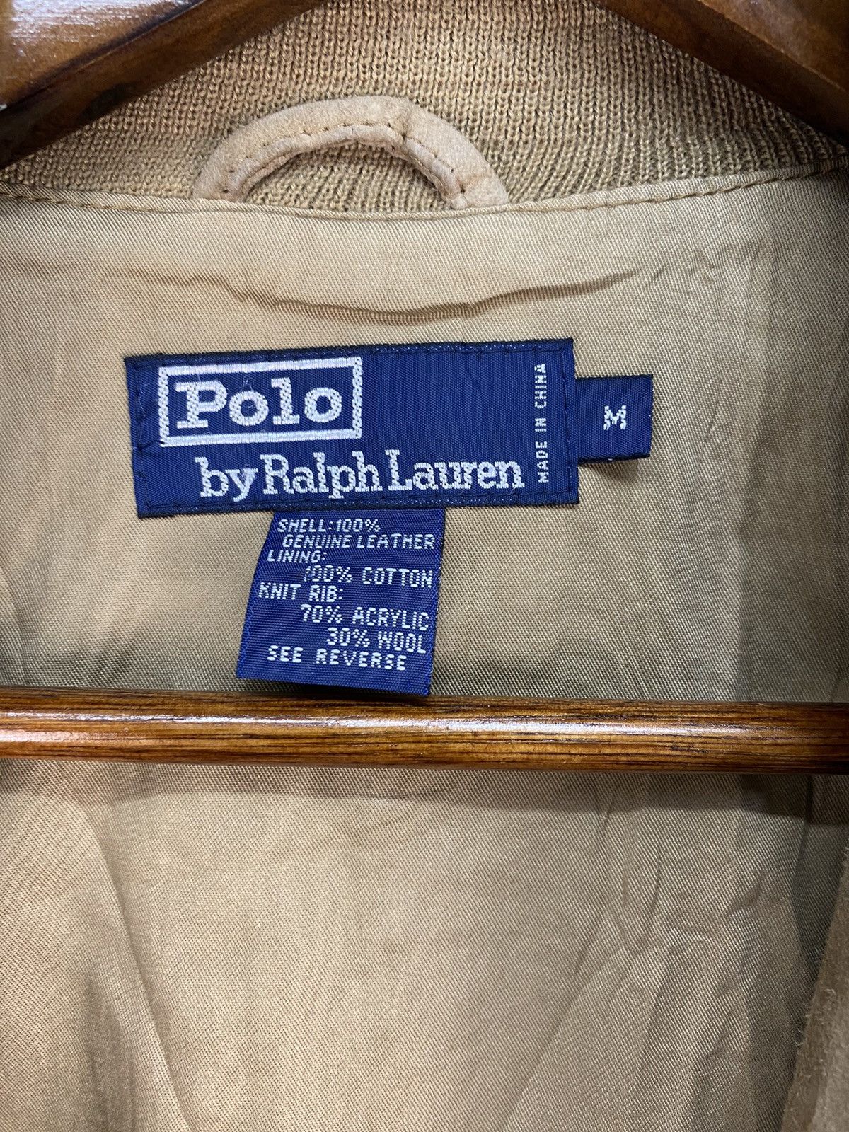 Polo Ralph Lauren Vintage Polo Ralph Lauren Bomber Leather Jacket Size US M / EU 48-50 / 2 - 6 Thumbnail