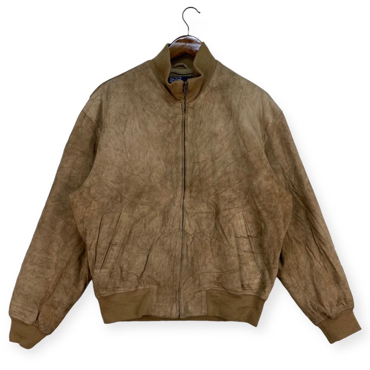 Vintage Polo Ralph Lauren Bomber Leather Jacket