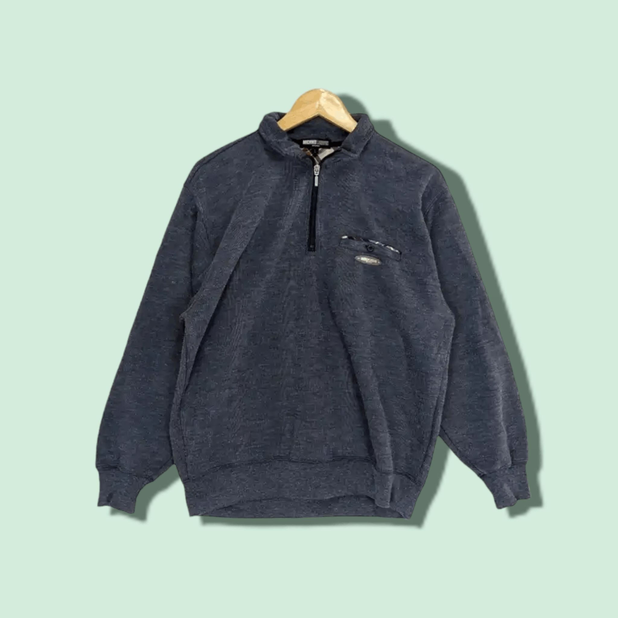 Japanese Brand MICHIKO LONDON KOSHINO Retro Polo Jumper Sweatshirt Size US M / EU 48-50 / 2 - 1 Thumbnail