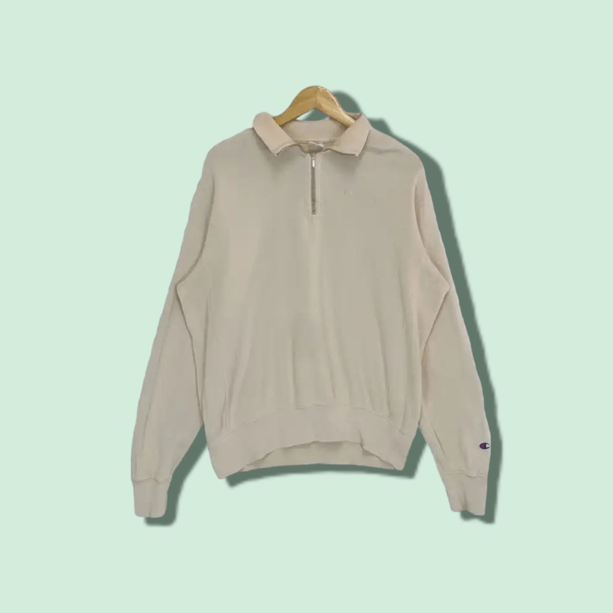 Champion CHAMPION Polo Jumper Sweatshirt Size US L / EU 52-54 / 3 - 1 Thumbnail