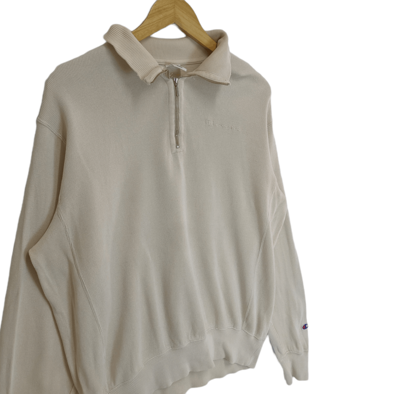 Champion CHAMPION Polo Jumper Sweatshirt Size US L / EU 52-54 / 3 - 3 Thumbnail