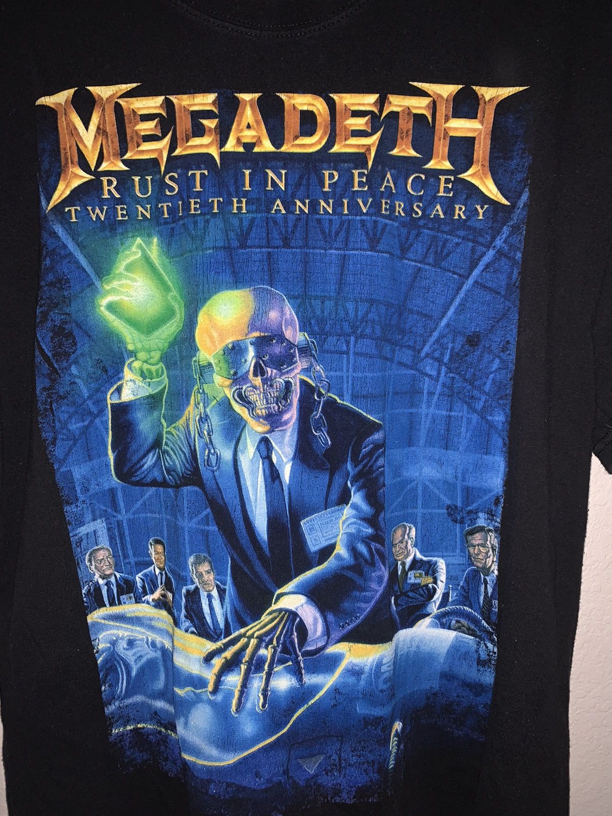 Band Tees × Megadeth × Vintage Megadeth Rust In Peace Vintage Tour T Size US L / EU 52-54 / 3 - 1 Thumbnail