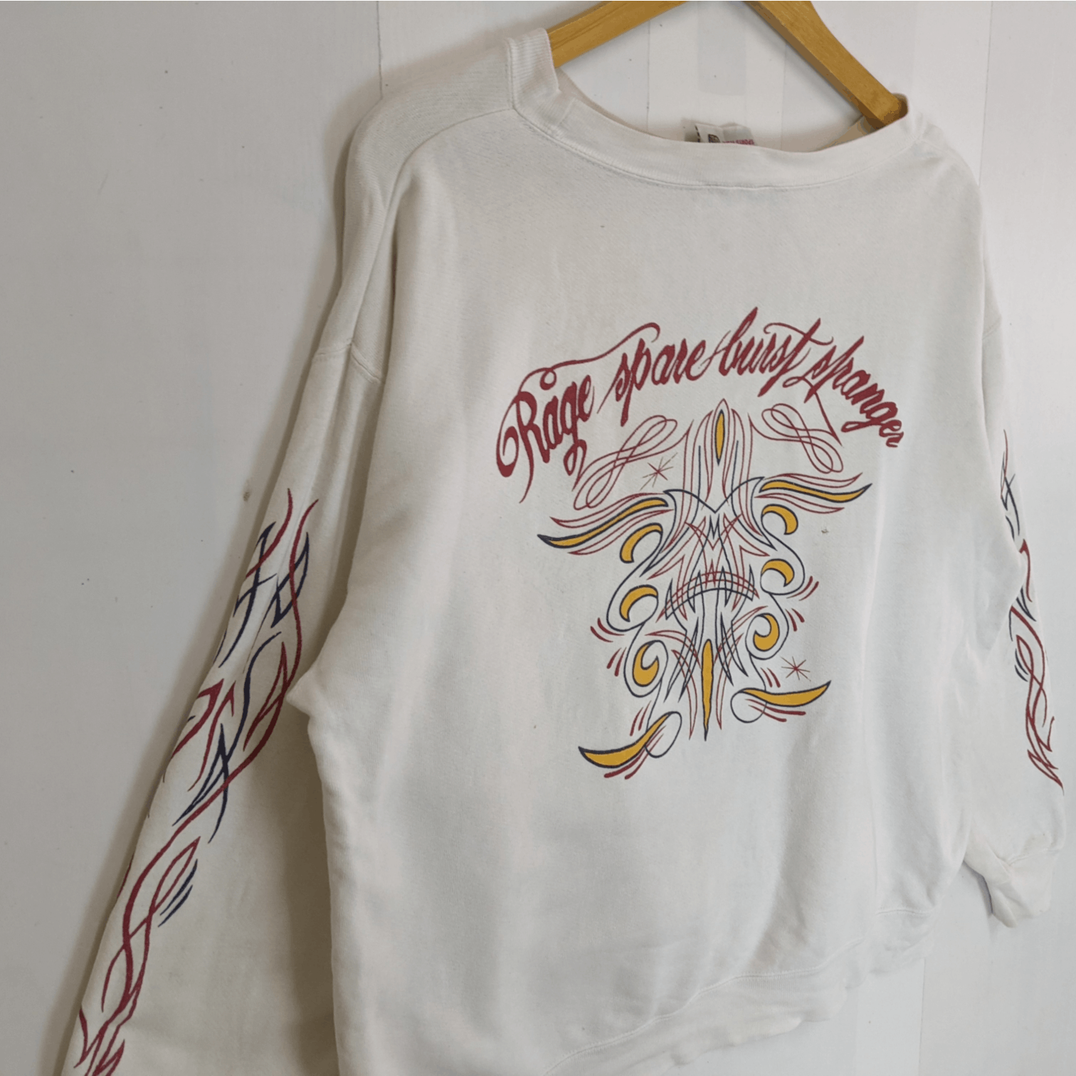 Japanese Brand Japan BLACK DOG Cross Anarchy Punk Gangster Sweatshirt Size US L / EU 52-54 / 3 - 5 Thumbnail
