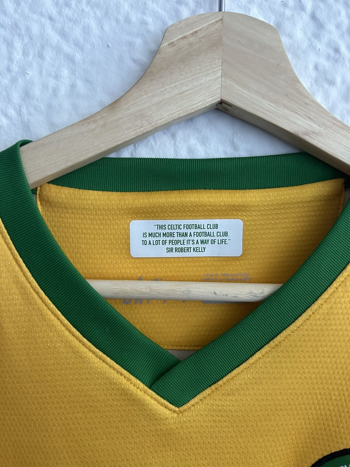 Nike 2013-14 Virgil Van Djik Nike Celtic F.C. Away Kit Size US L / EU 52-54 / 3 - 5 Thumbnail