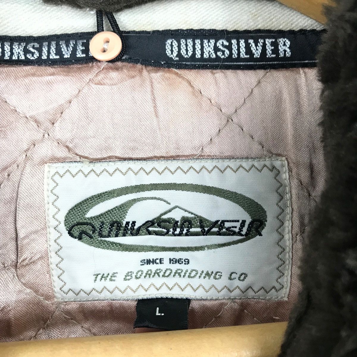 Quiksilver Vintage QUIKSILVER Core Jacket Small Logo Embroidered Size US L / EU 52-54 / 3 - 8 Thumbnail