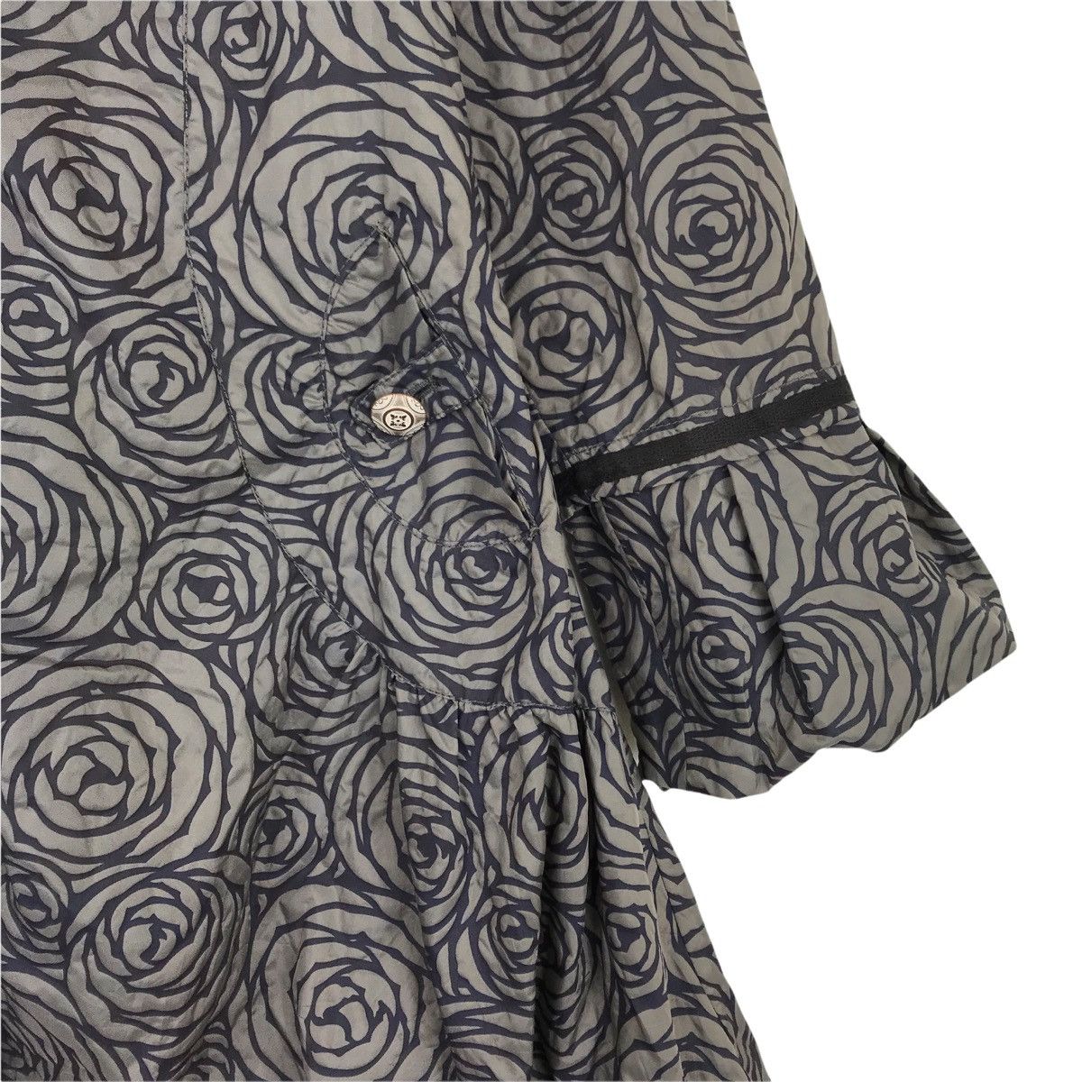 Designer × Vintage Vintage CHEERLY Long Jacket Flower Design Italian Designer Size L / US 10 / IT 46 - 3 Thumbnail