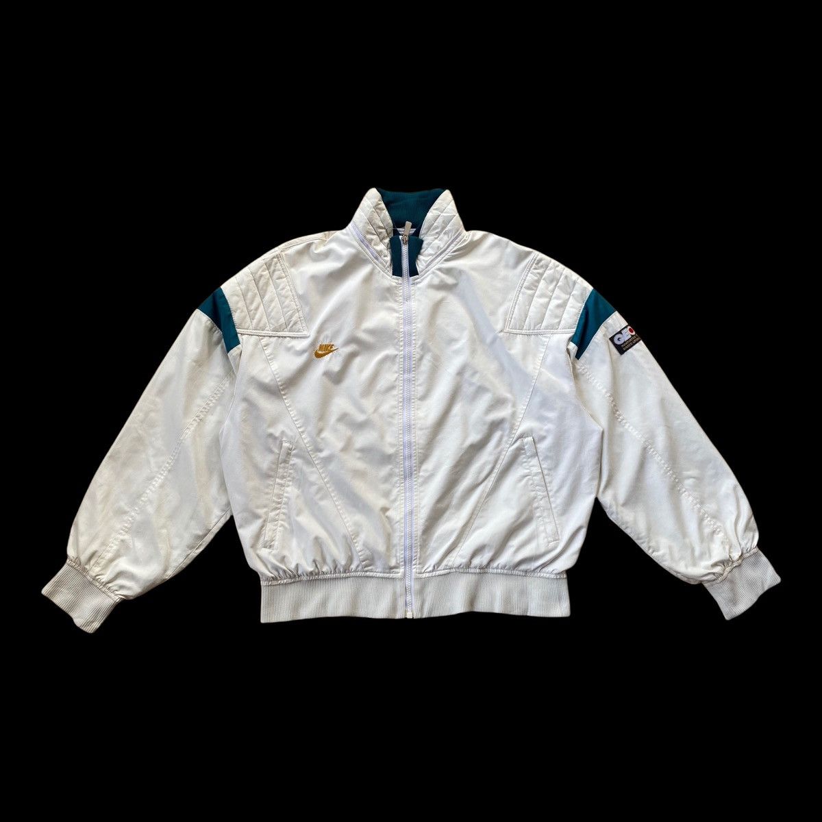 Nike VINTAGE 80s🔥NIKE TENNIS SPORT JACKET SPORTWEAR Size US M / EU 48-50 / 2 - 2 Thumbnail