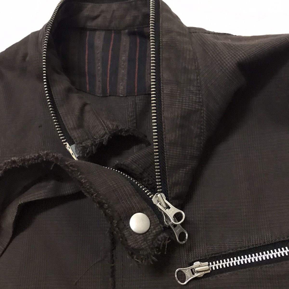 If Six Was Nine × Le Grande Bleu (L.G.B.) × PPFM PPFM Distressed Style Light Jacket Size US M / EU 48-50 / 2 - 11 Thumbnail