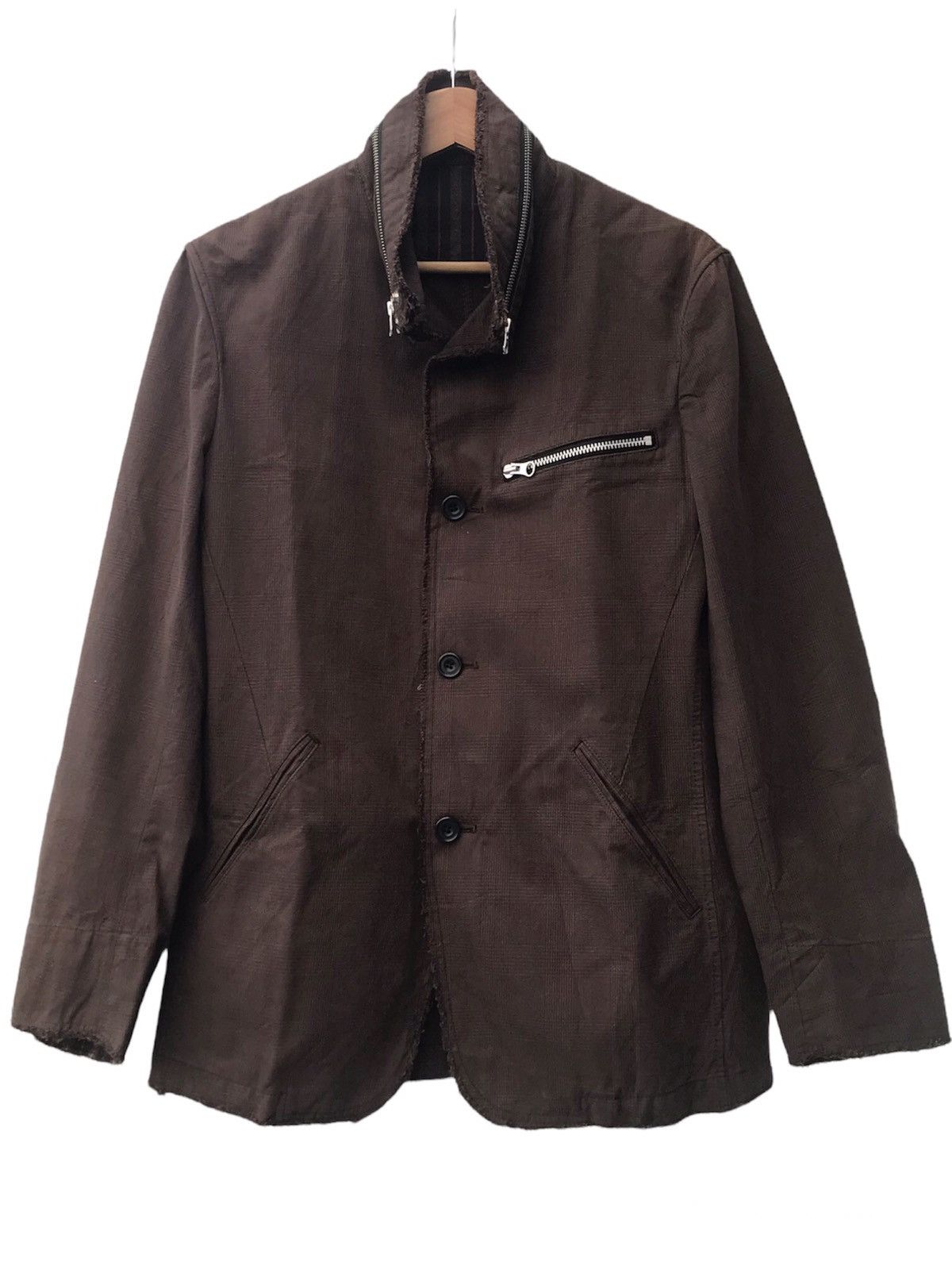 If Six Was Nine × Le Grande Bleu (L.G.B.) × PPFM PPFM Distressed Style Light Jacket Size US M / EU 48-50 / 2 - 2 Thumbnail
