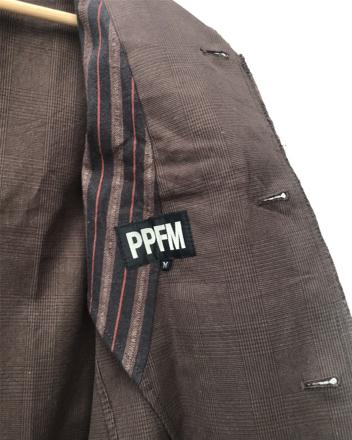 If Six Was Nine × Le Grande Bleu (L.G.B.) × PPFM PPFM Distressed Style Light Jacket Size US M / EU 48-50 / 2 - 9 Thumbnail