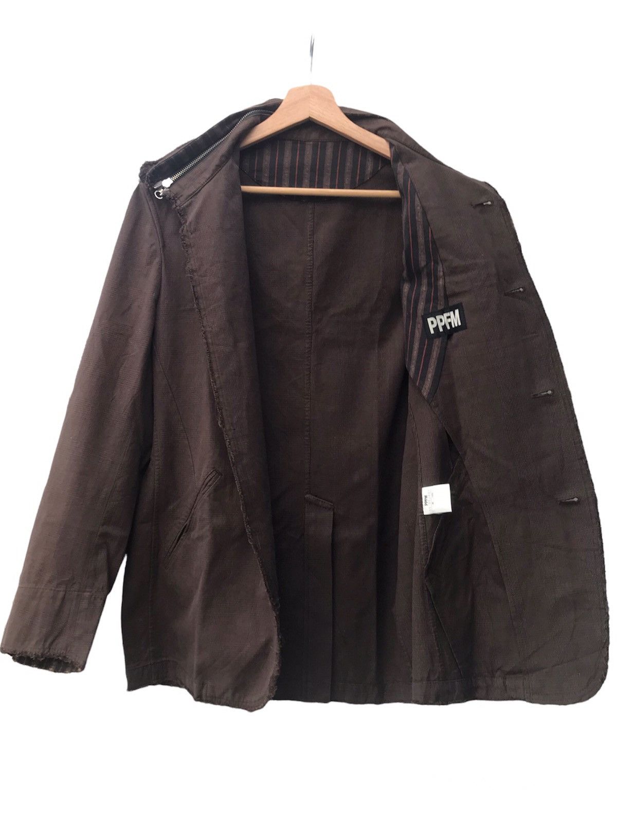 If Six Was Nine × Le Grande Bleu (L.G.B.) × PPFM PPFM Distressed Style Light Jacket Size US M / EU 48-50 / 2 - 4 Thumbnail