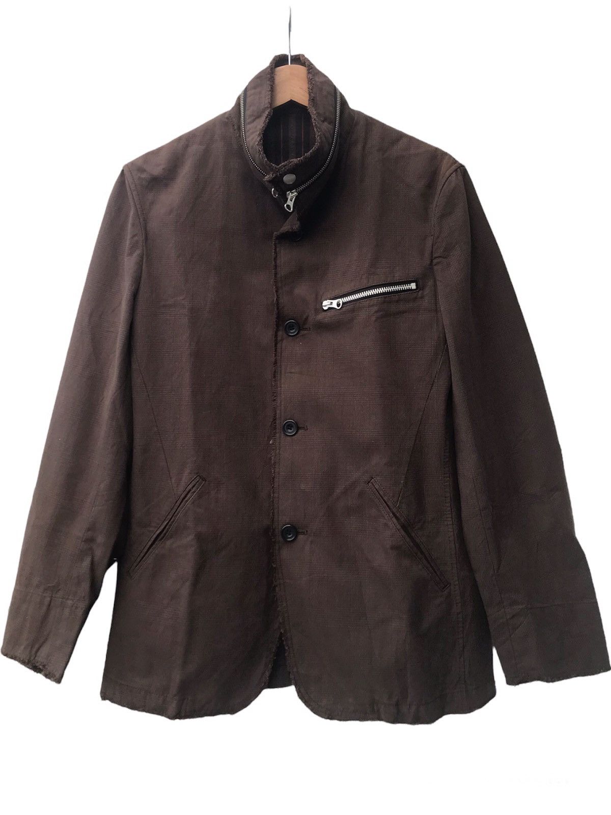 If Six Was Nine × Le Grande Bleu (L.G.B.) × PPFM PPFM Distressed Style Light Jacket Size US M / EU 48-50 / 2 - 1 Thumbnail