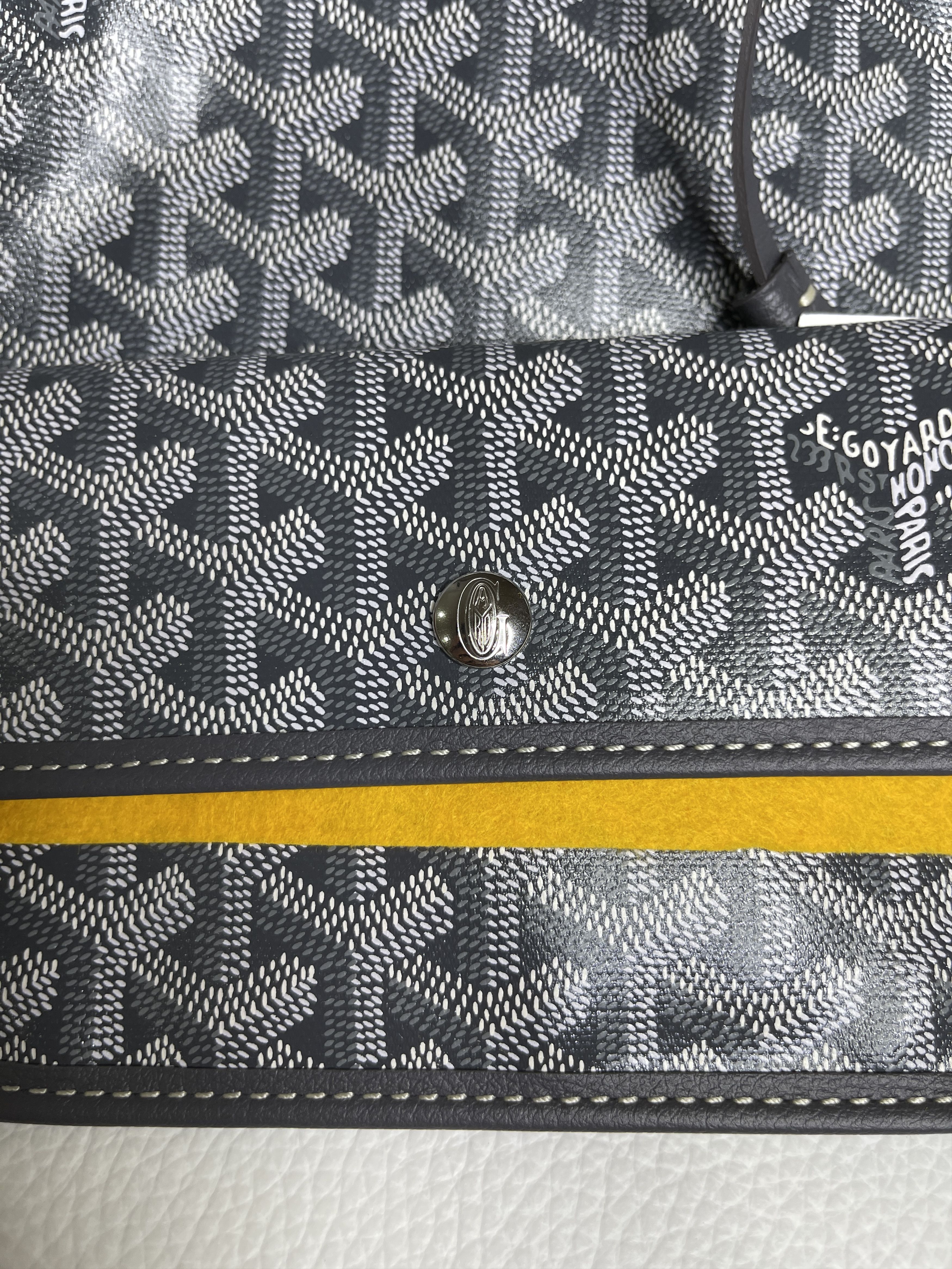 Goyard Brand NWT - Grey Goyard Saint Louis PM Reversible Tote Size ONE SIZE - 4 Thumbnail