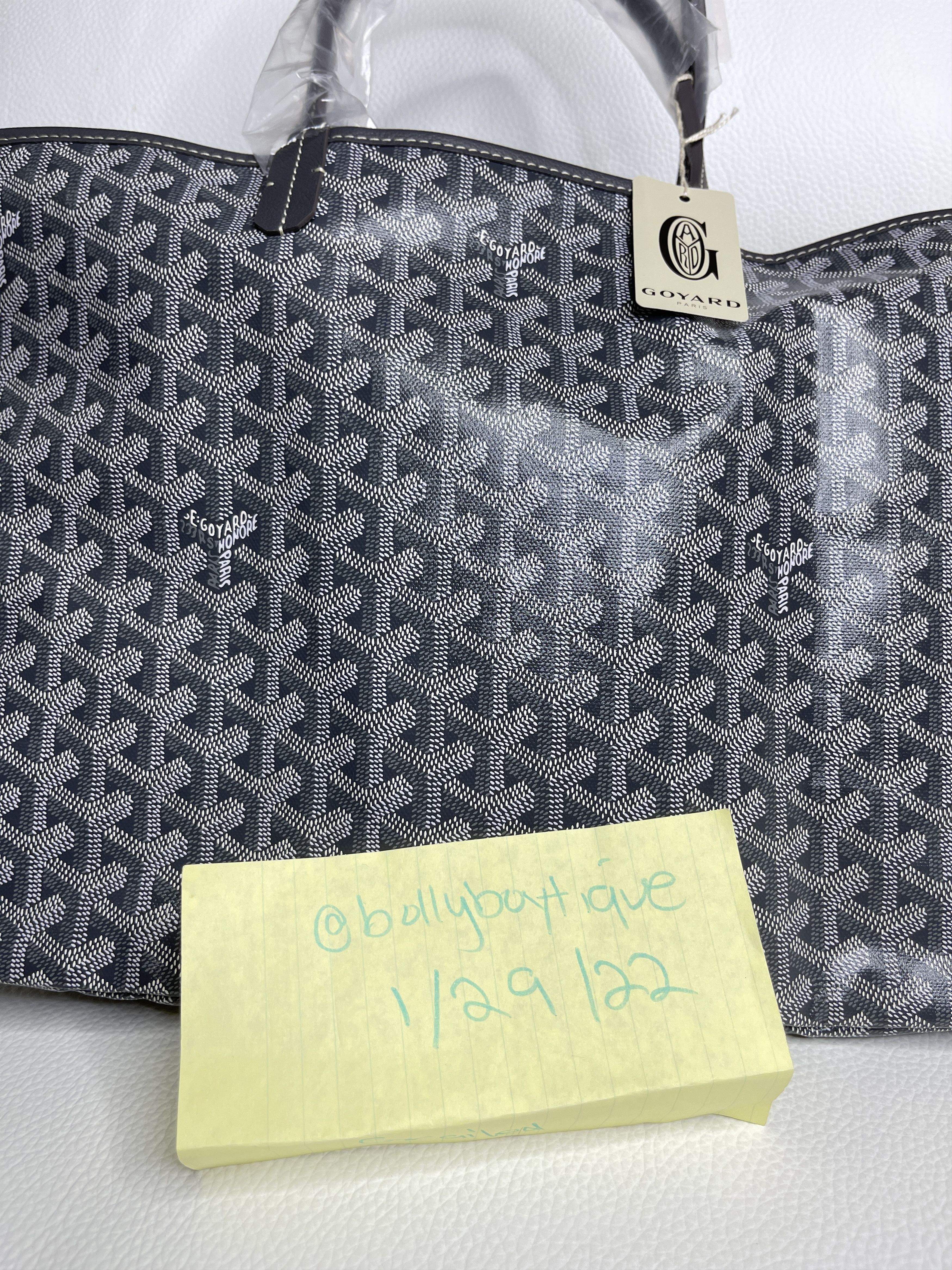 Goyard Brand NWT - Grey Goyard Saint Louis PM Reversible Tote Size ONE SIZE - 8 Thumbnail