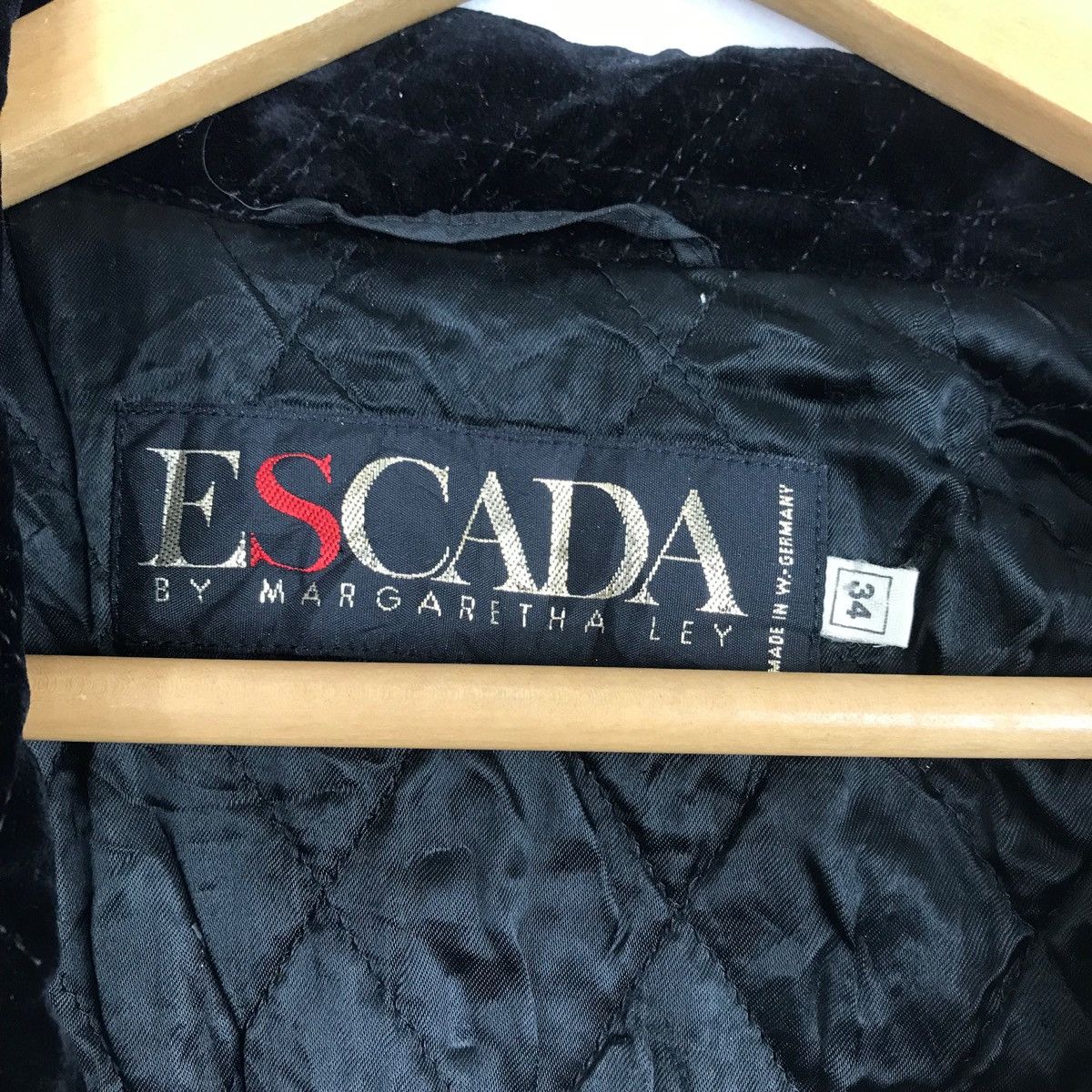 Escada Vintage ESCADA By Margaretha Ley Long Jacket Wool Size US L / EU 52-54 / 3 - 3 Thumbnail
