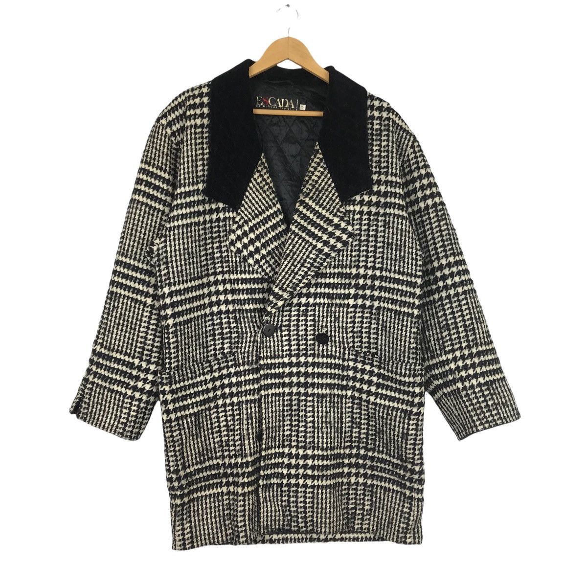 Escada Vintage ESCADA By Margaretha Ley Long Jacket Wool Size US L / EU 52-54 / 3 - 1 Thumbnail