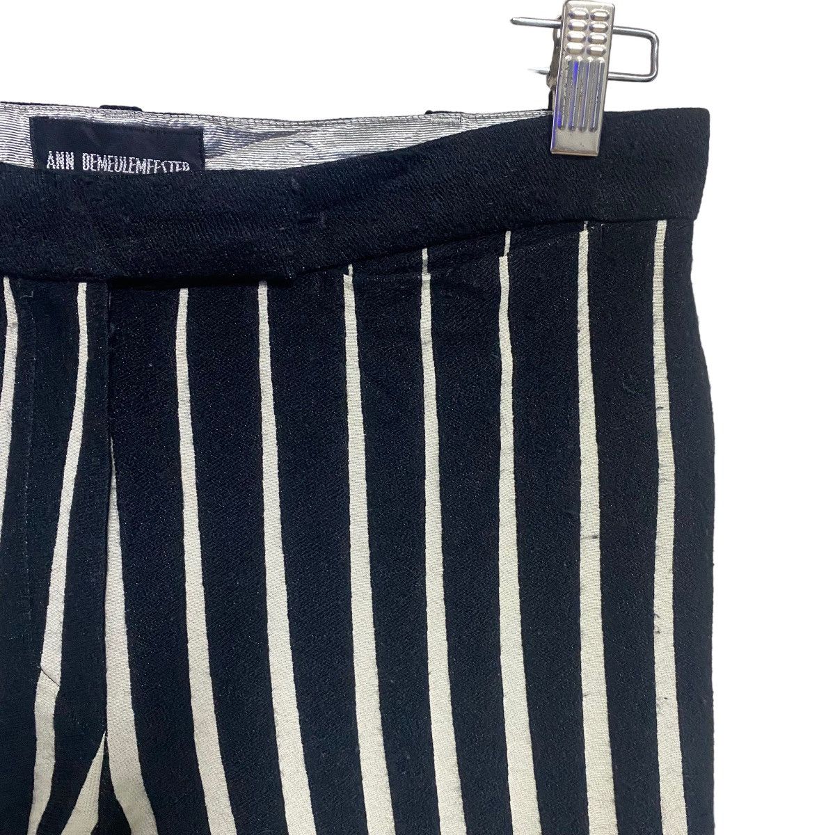 Ann Demeulemeester Ann Demeulemeester Striped Wool Jacquard Pants Size 30" / US 8 / IT 44 - 7 Thumbnail